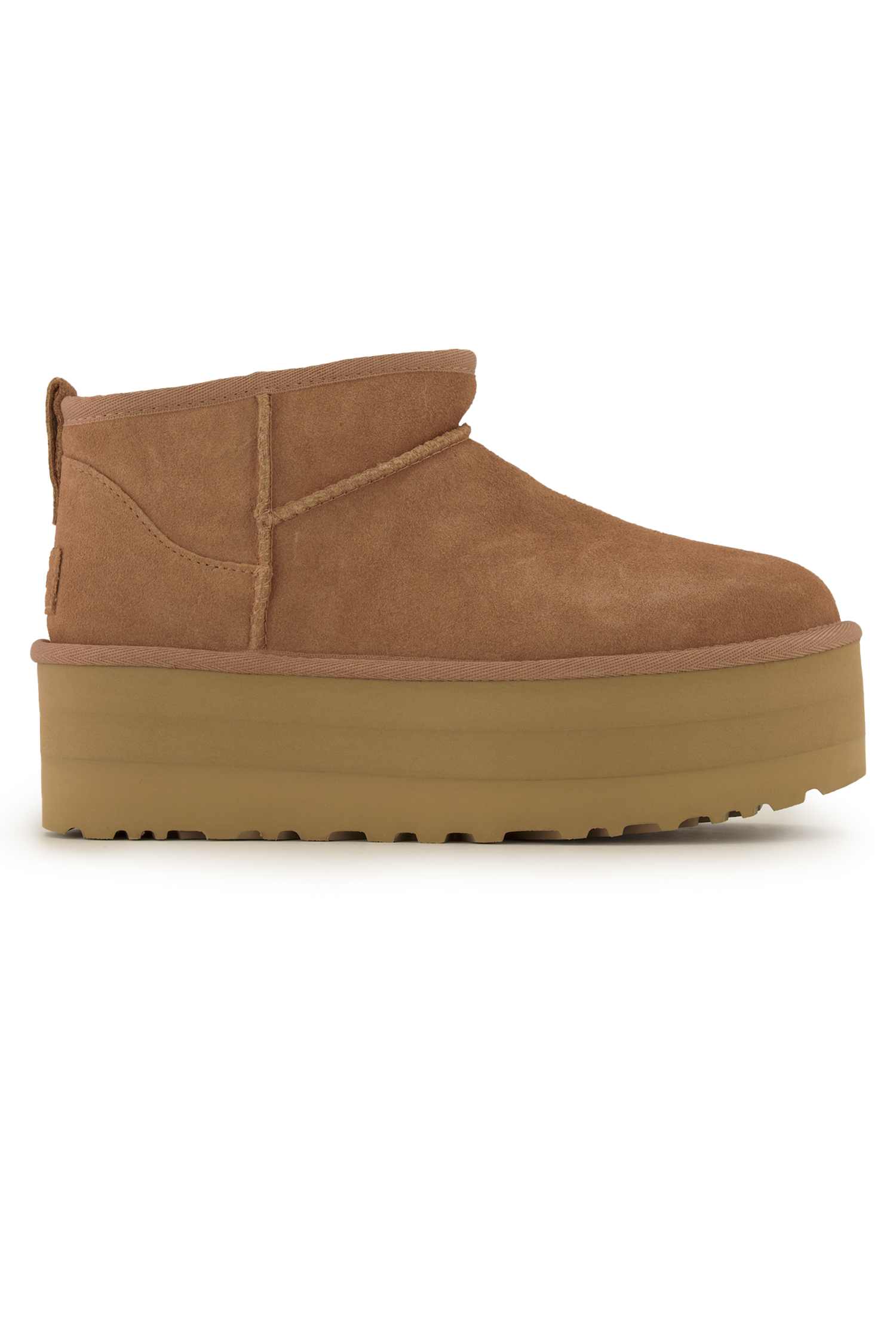 Image of UGG Classic Ultra Mini Platform Damen Winterboot Braun, Damen, Größe: 10