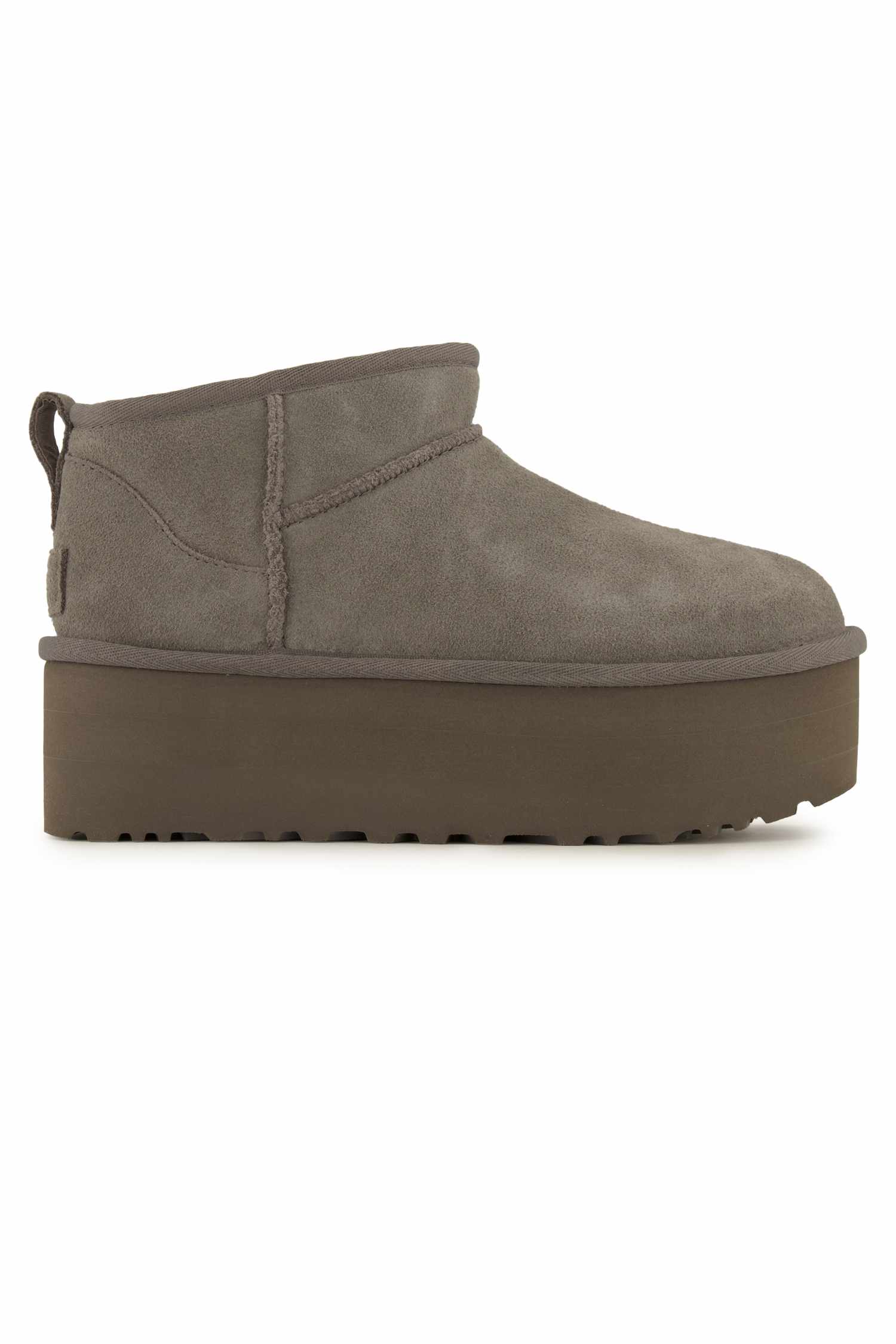 UGG Classic Ultra Mini Platform Damen Winterboot Grau, Damen, Größe: 8