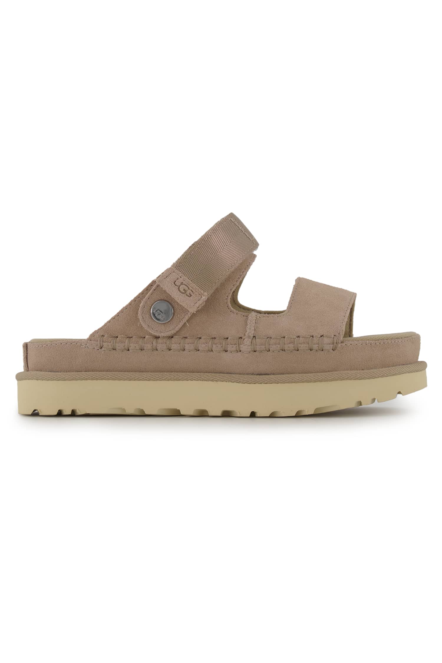Image of UGG Goldenstar Glide Damen Sandale Beige, Damen, Größe: 10