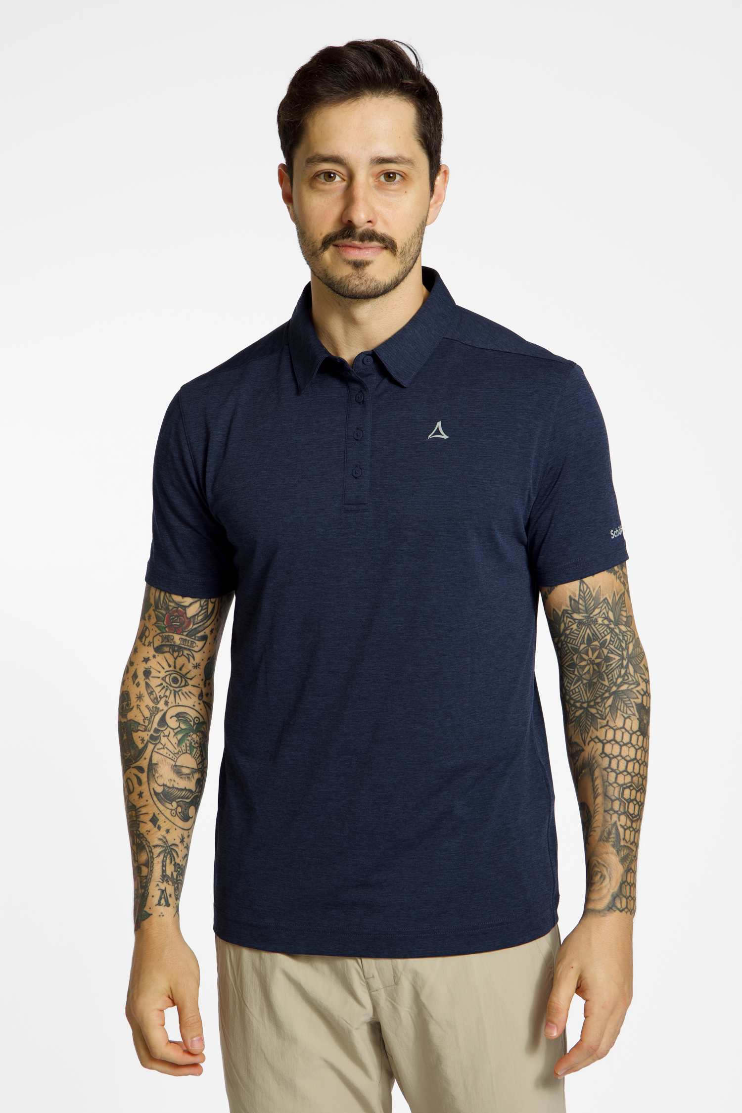 Schöffel Tauron Circularity Herren Poloshirt Blau, Herren, Größe: 50