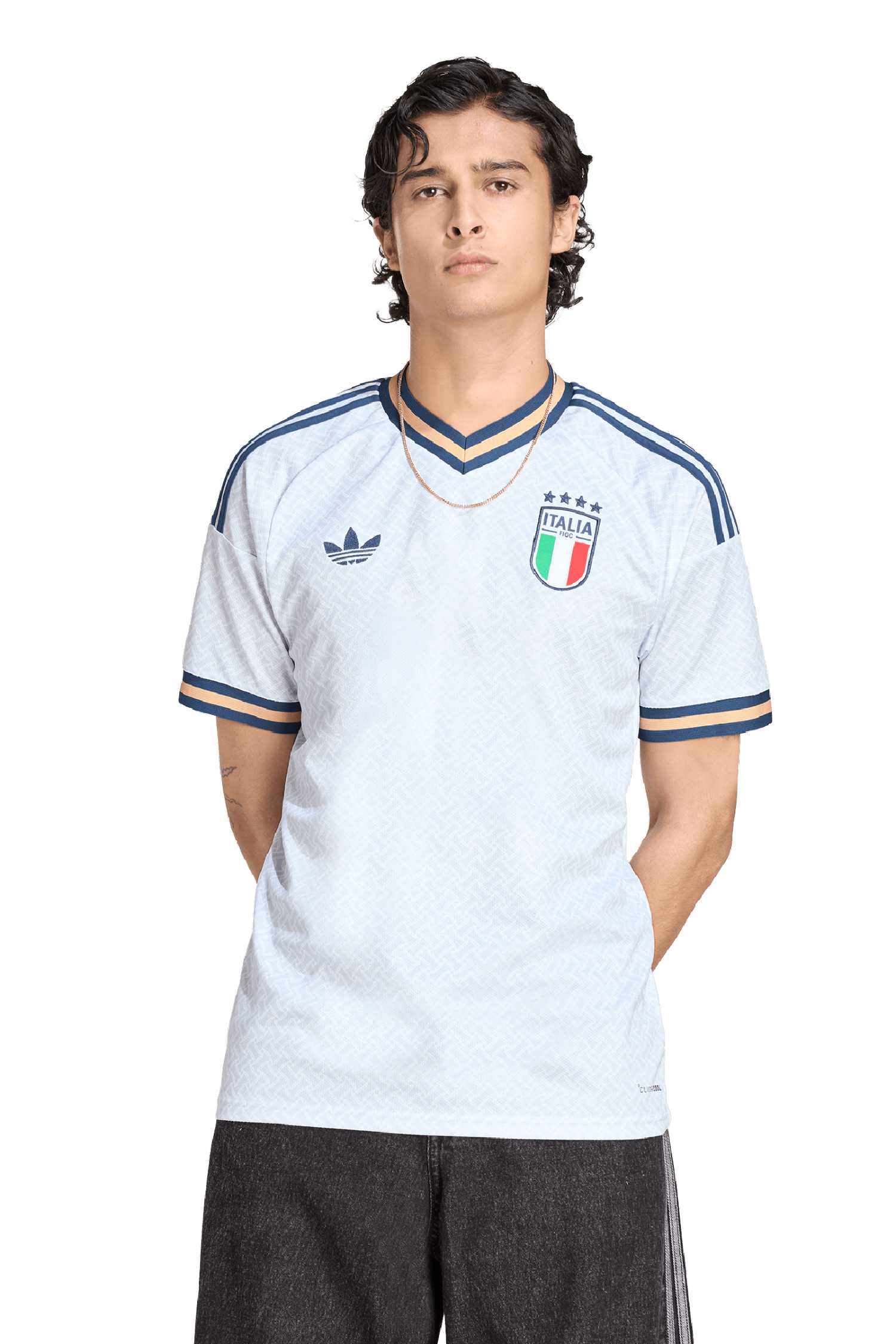 Image of adidas Italien Away Replica Herren Fussballtrikot WM 2026 Blau, Herren, Größe: L