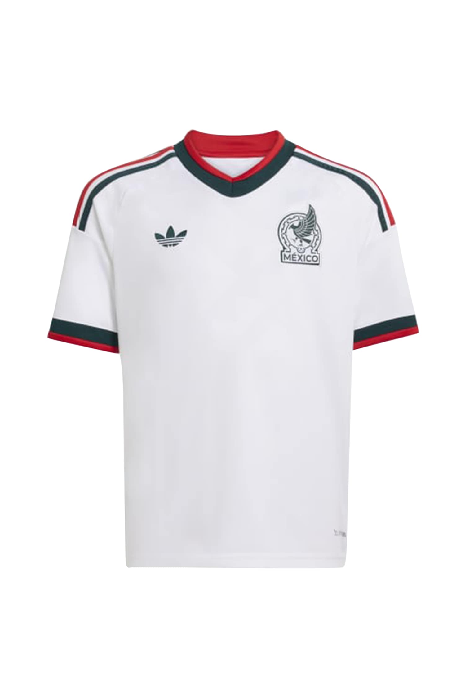 Image of adidas Mexico Away Replica Kinder Fussballtrikot WM 2026 Weiss, , Größe: 140