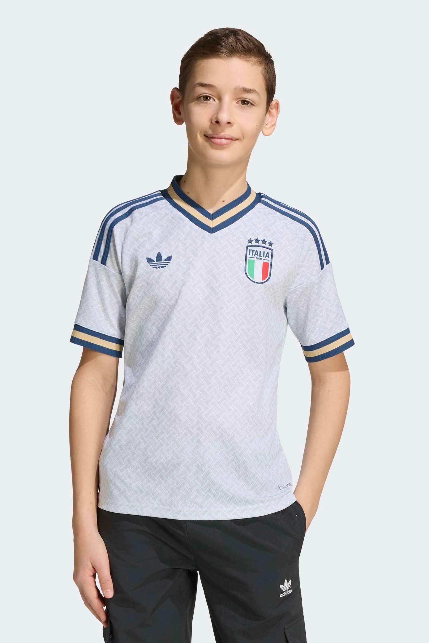 Image of adidas Italien Away Replica Kinder Fussballtrikot WM 2026 Weiss, , Größe: 128