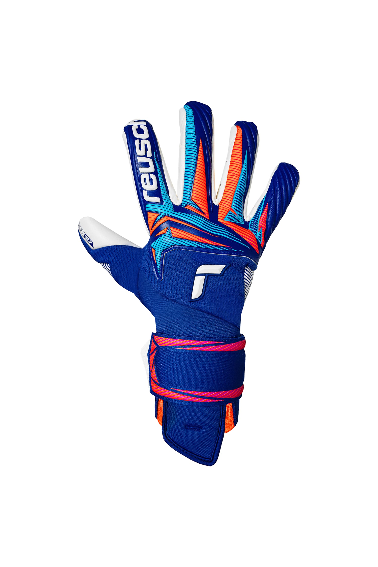 Reusch Attrakt Gold X Guardian Torwarthandschuh Blau, Herren, Größe: 8
