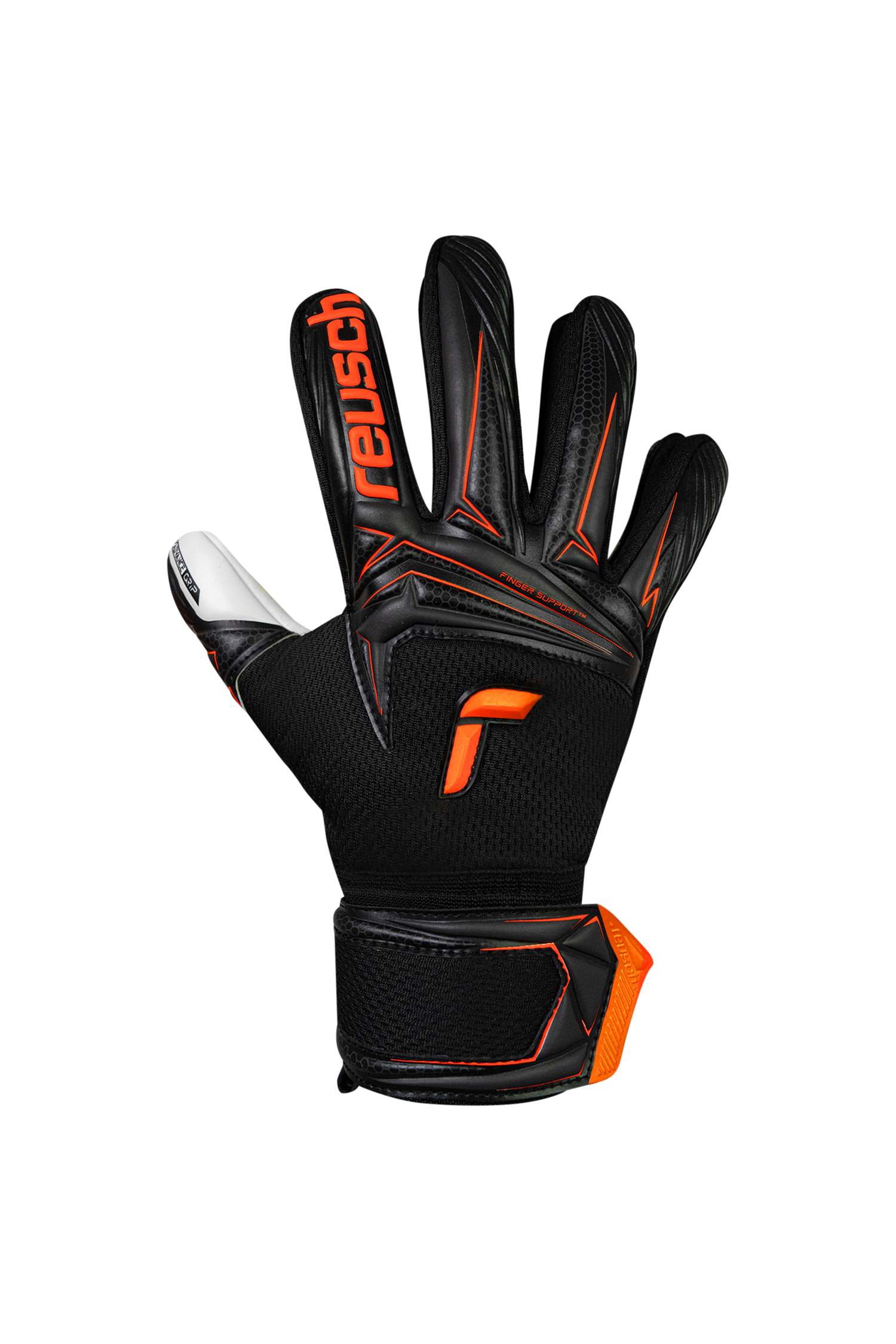 Reusch Attrakt Advance Kinder Torwarthandschuh Schwarz, , Größe: 4