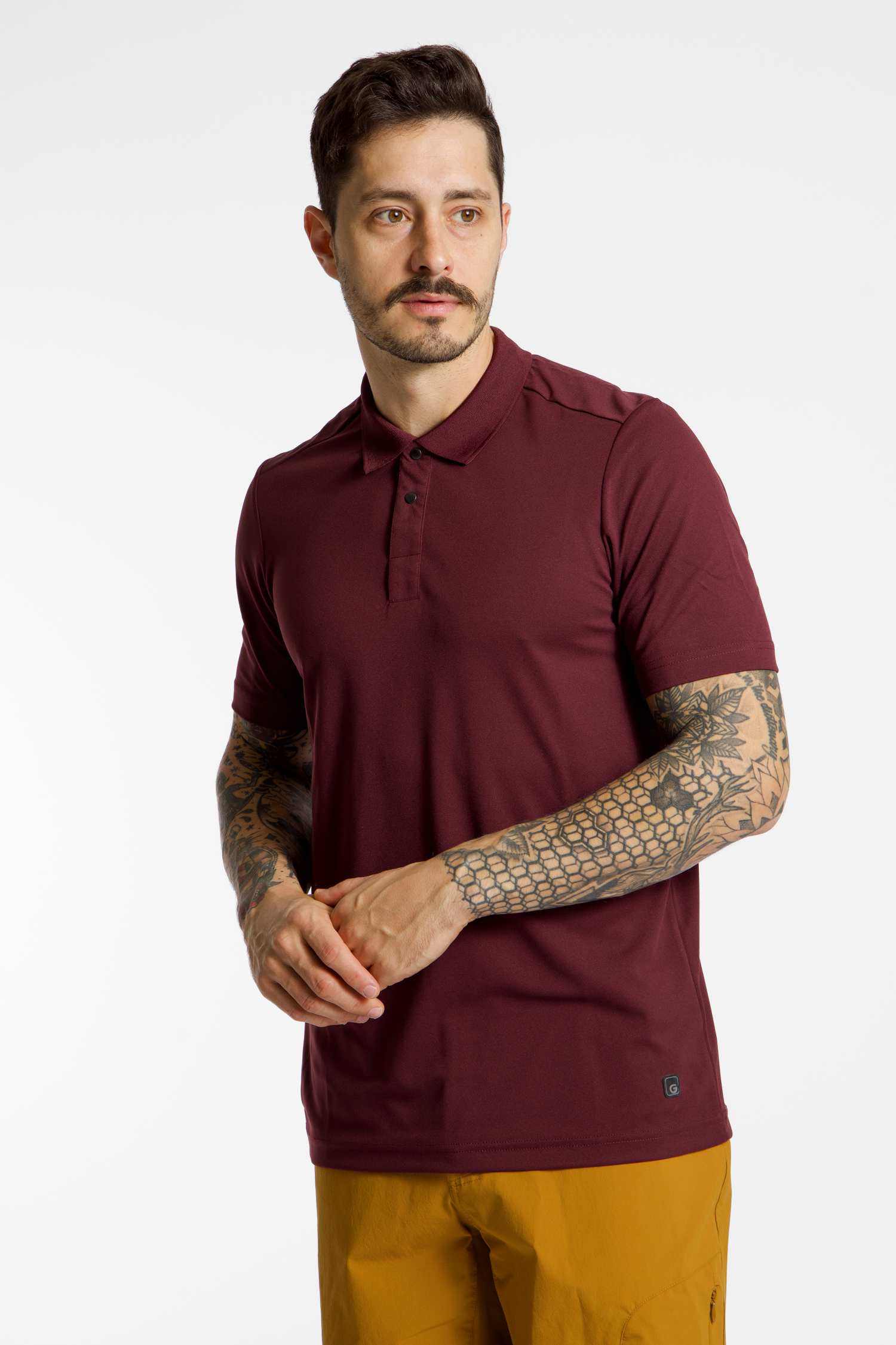 Image of Gonso Essential Herren Poloshirt Rot, Herren, Größe: L