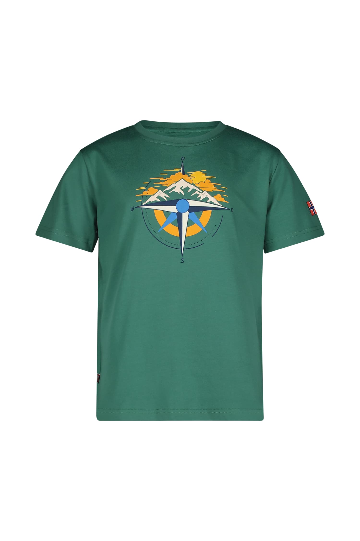 Image of Trollkids Trondheim Kinder T-Shirt Grün, , Größe: 116