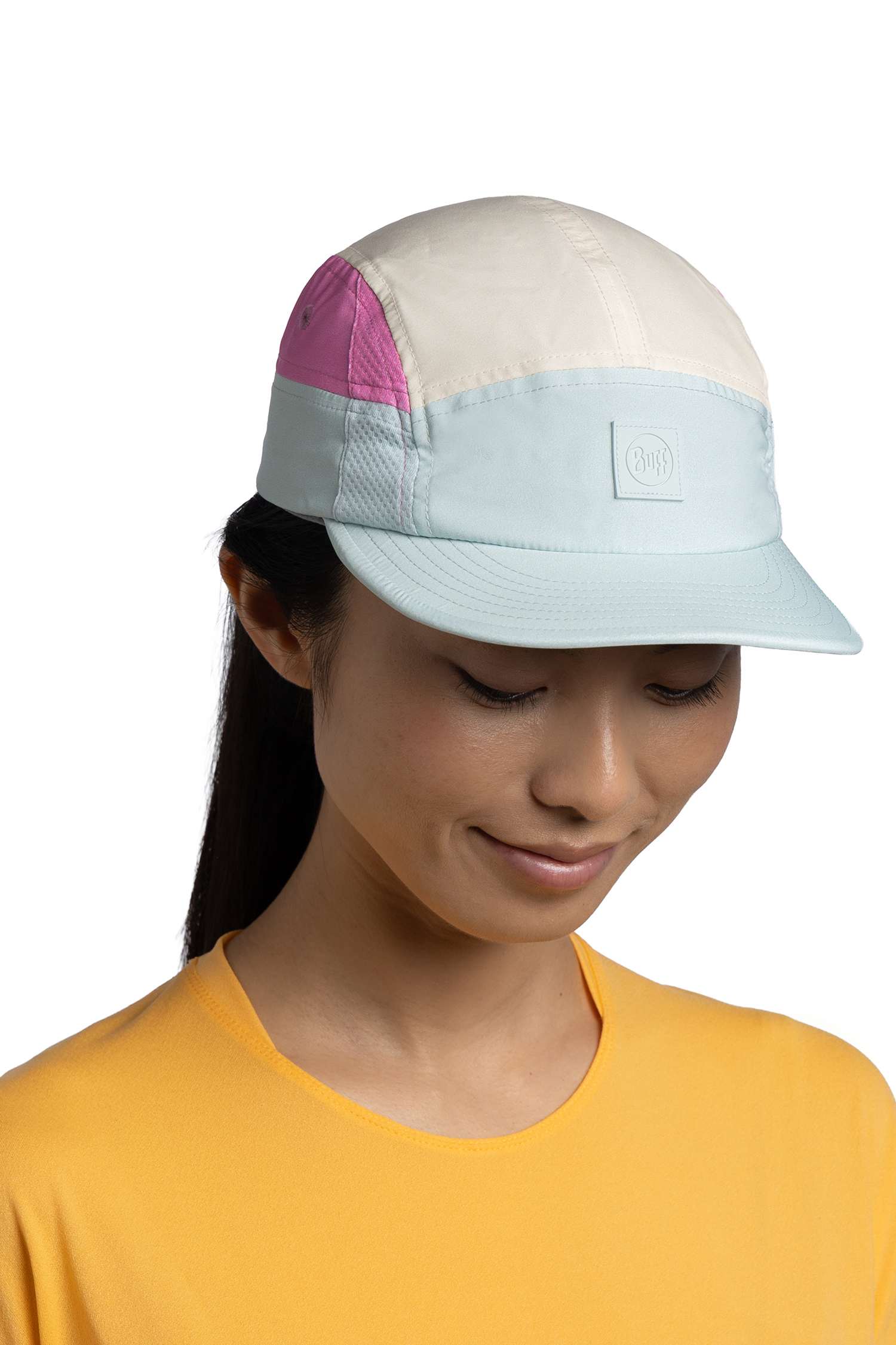 Image of Buff 5 Panel Go Cap Grün, Herren, Größe: L/XL