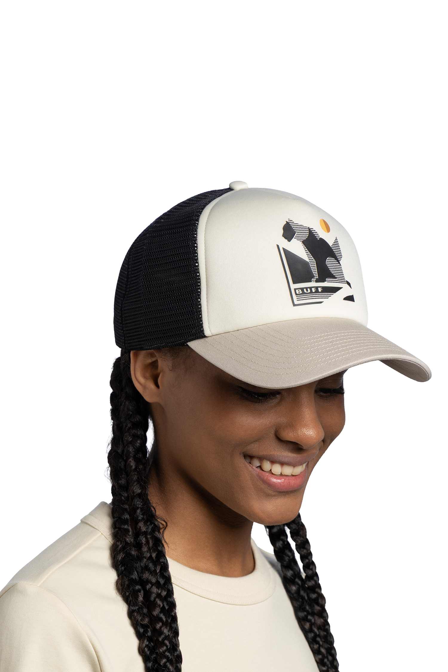 Image of Buff Trucker Cap Beige, Herren, Größe: ONE SIZE