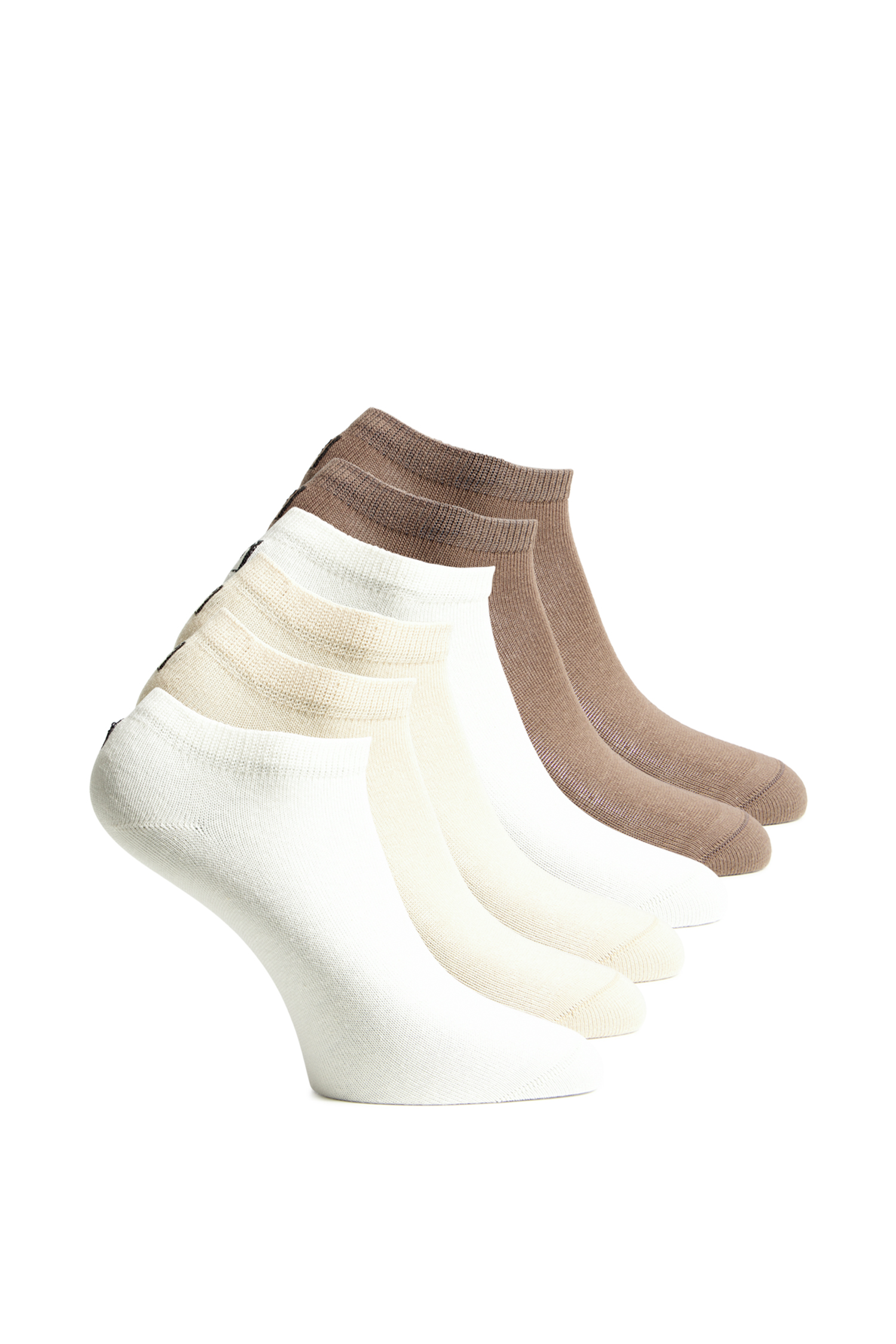 FILA 6-Pack No Show 31-46 Socken Beige, Herren, Größe: III