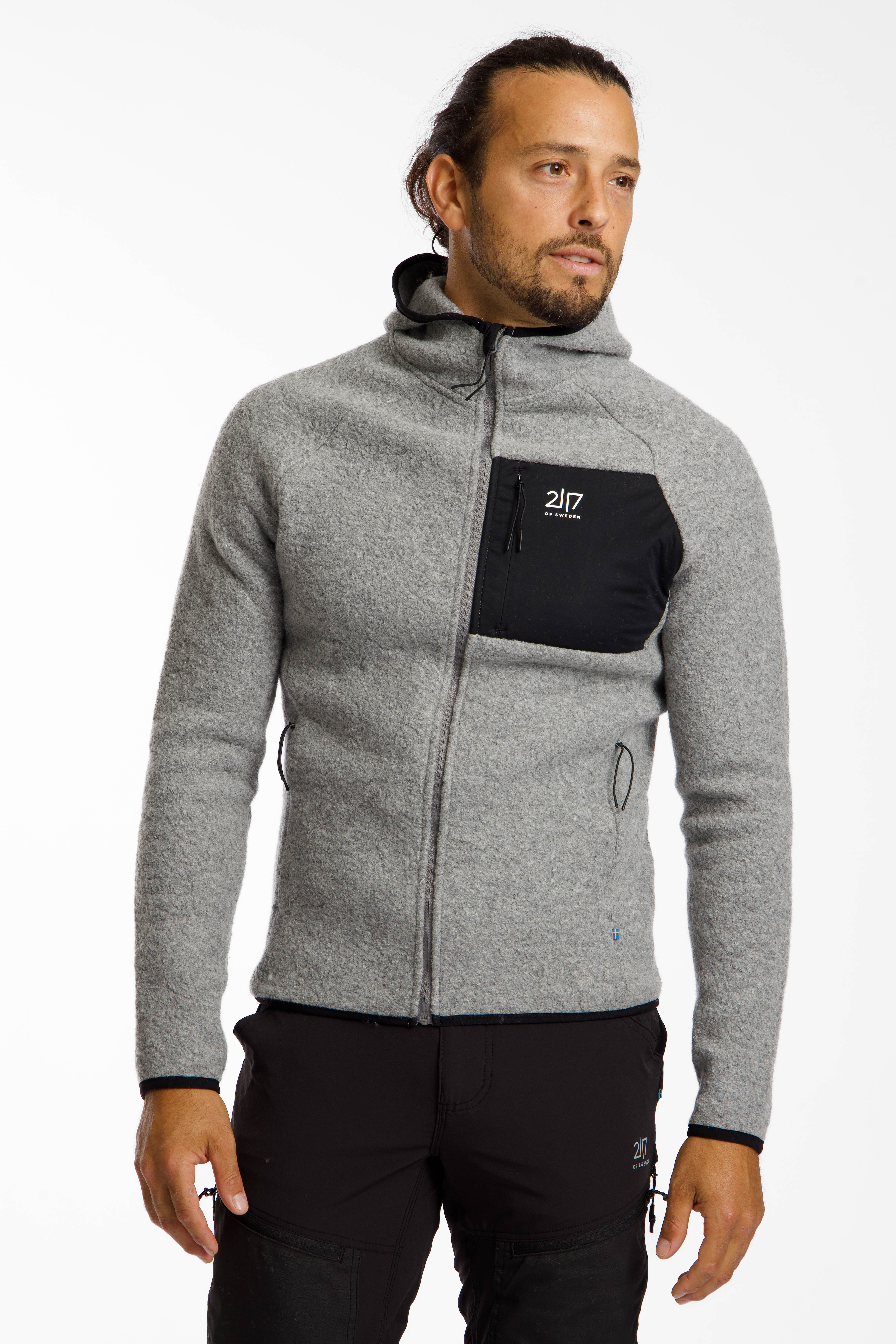 2117 OF SWEDEN Skord Wool Pile Herren Midlayer Hellgrau, Herren, Größe: S