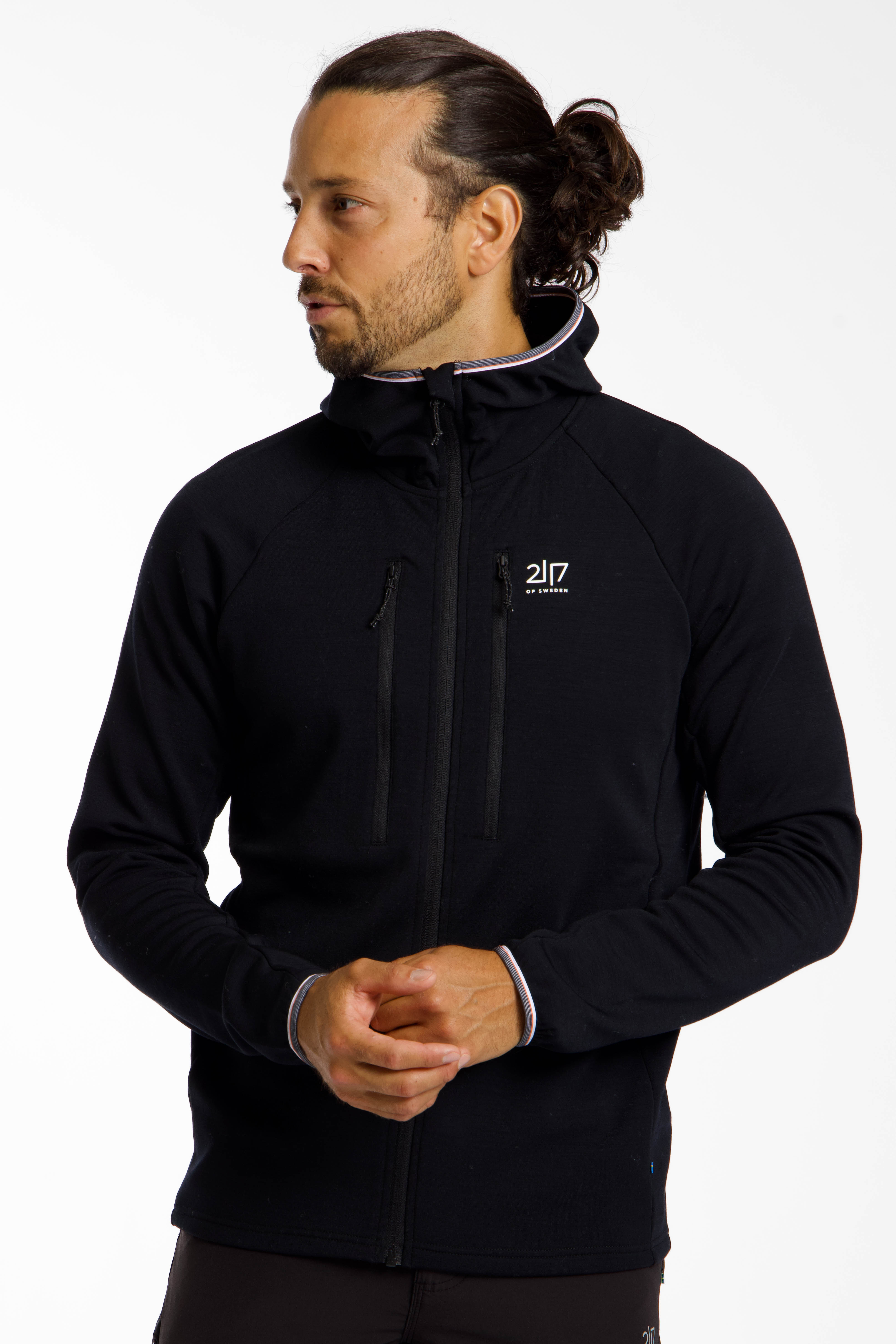 2117 OF SWEDEN Skaulo Wool Herren Midlayer Schwarz, Herren, Größe: XL