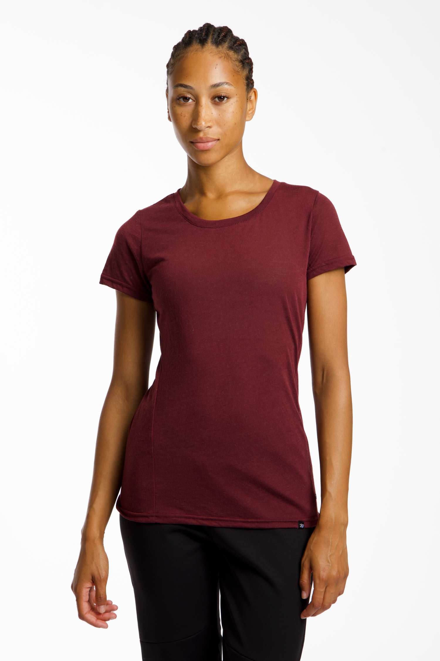 2117 OF SWEDEN Almo Merino Damen T-Shirt Bordeaux, Damen, Größe: M