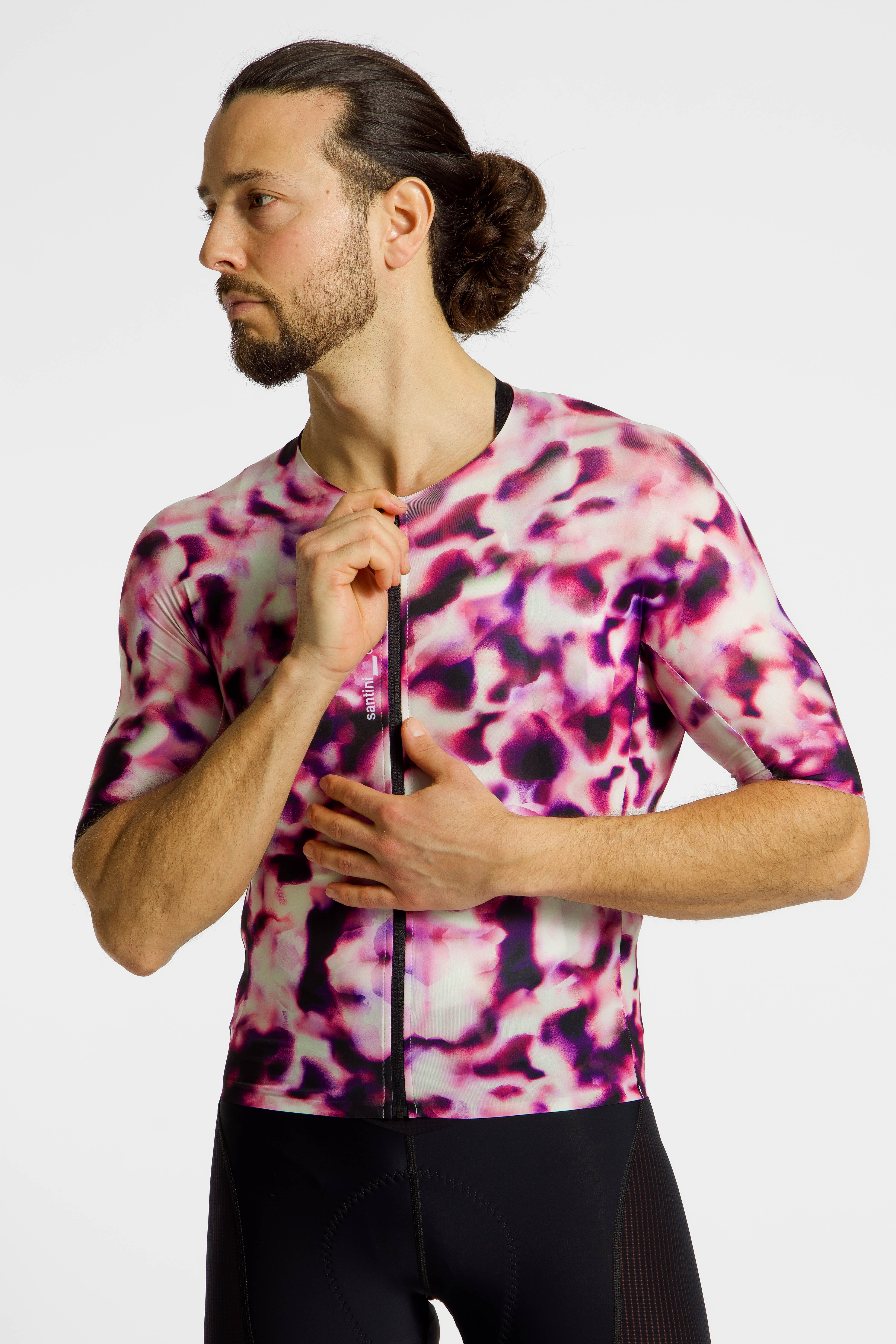 Santini Unico Biketrikot UNISEX Lila, Herren, Größe: XS
