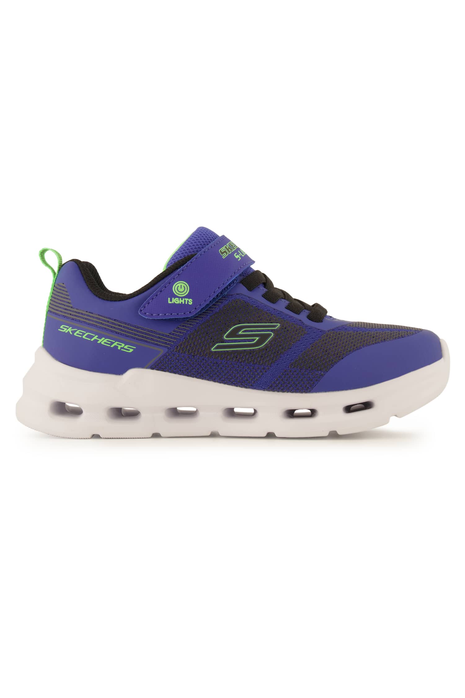 Skechers S-Lights: Glide-Step Lights Kinder Sneaker Blau, , Größe: 33