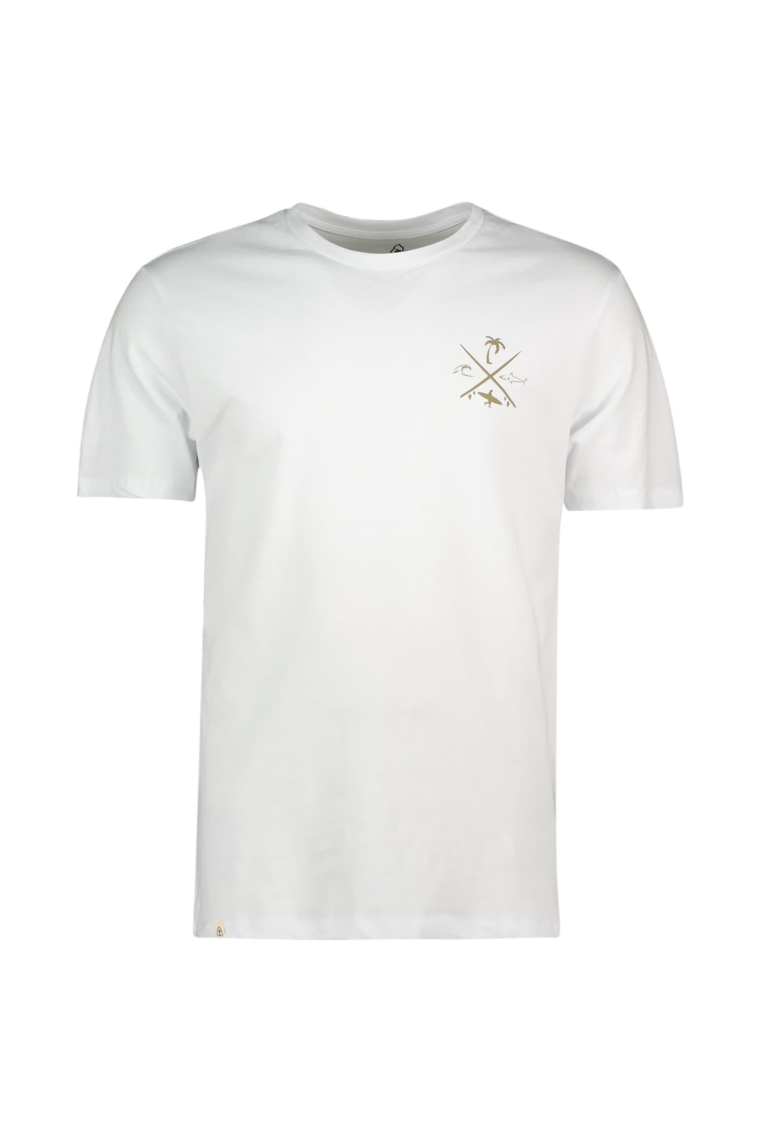 Image of BEACH MOUNTAIN Herren T-Shirt Weiss, Herren, Größe: M