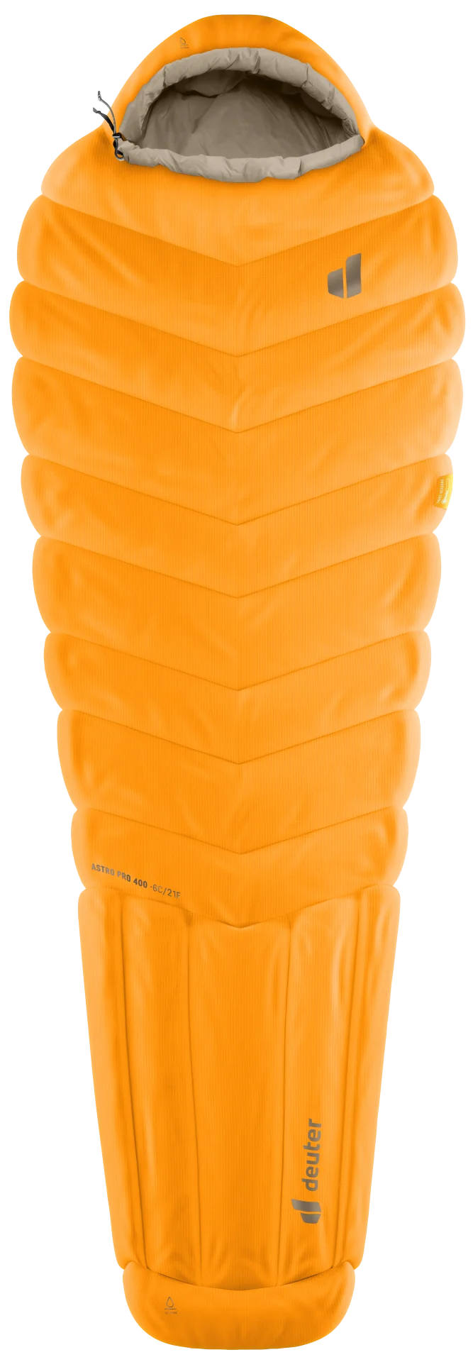 Image of deuter Astro Pro 400 -6° C Schlafsack ZIP L Gelb, Herren, Größe: 0