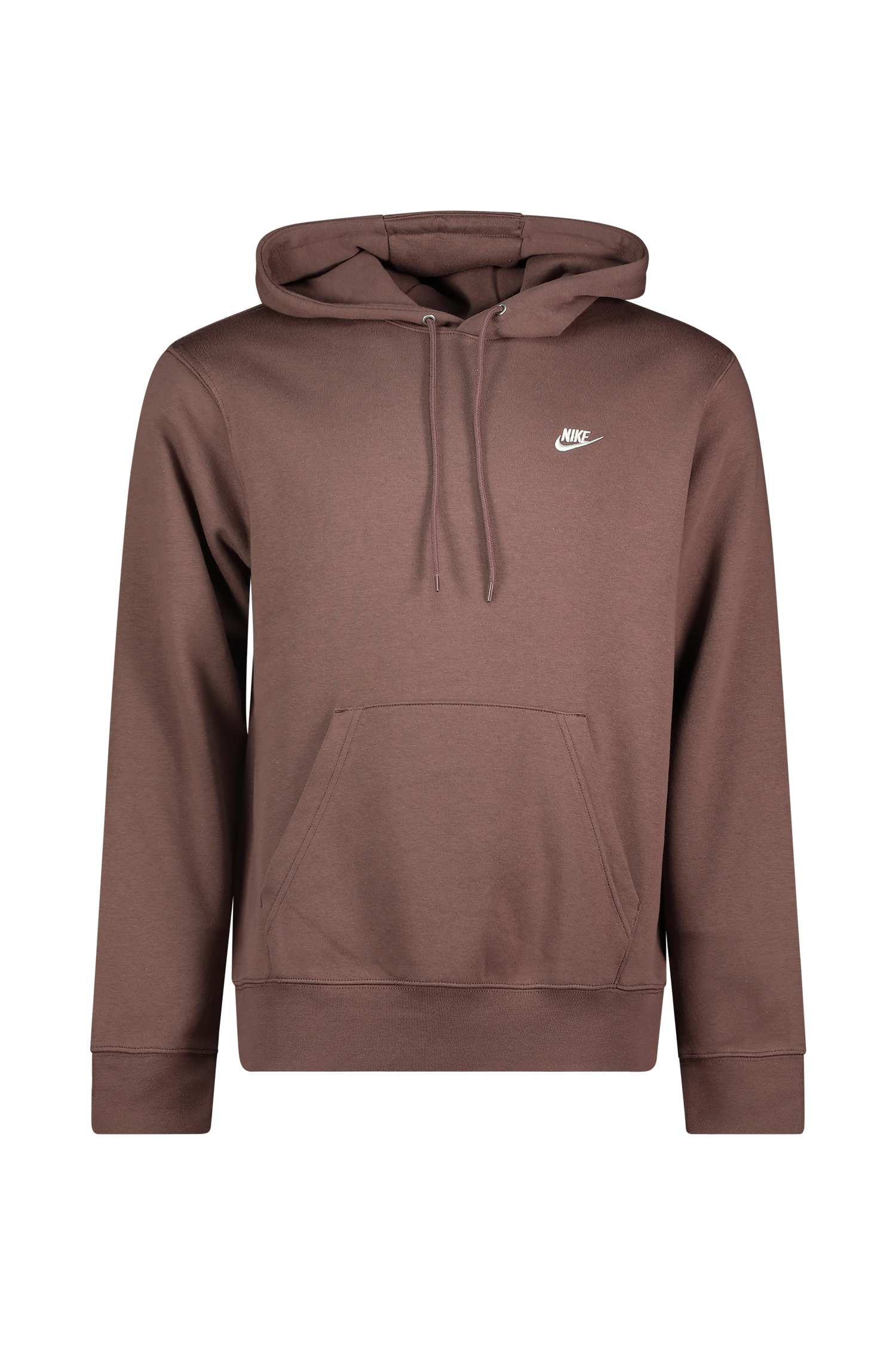Image of Nike Club Herren Hoodie Braun, Herren, Größe: L