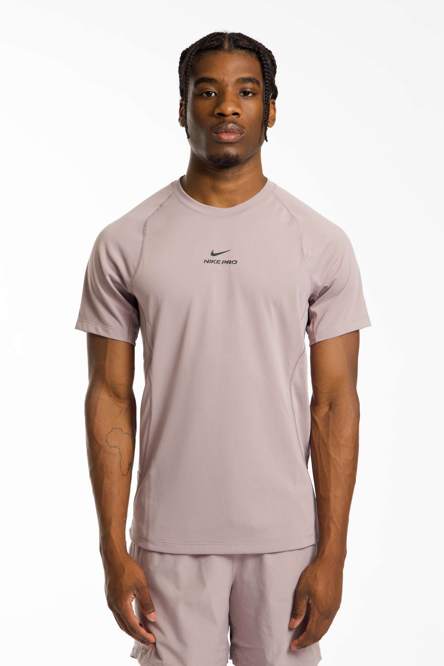 Image of Nike Pro Training Dri-FIT Herren T-Shirt Lila, Herren, Größe: L