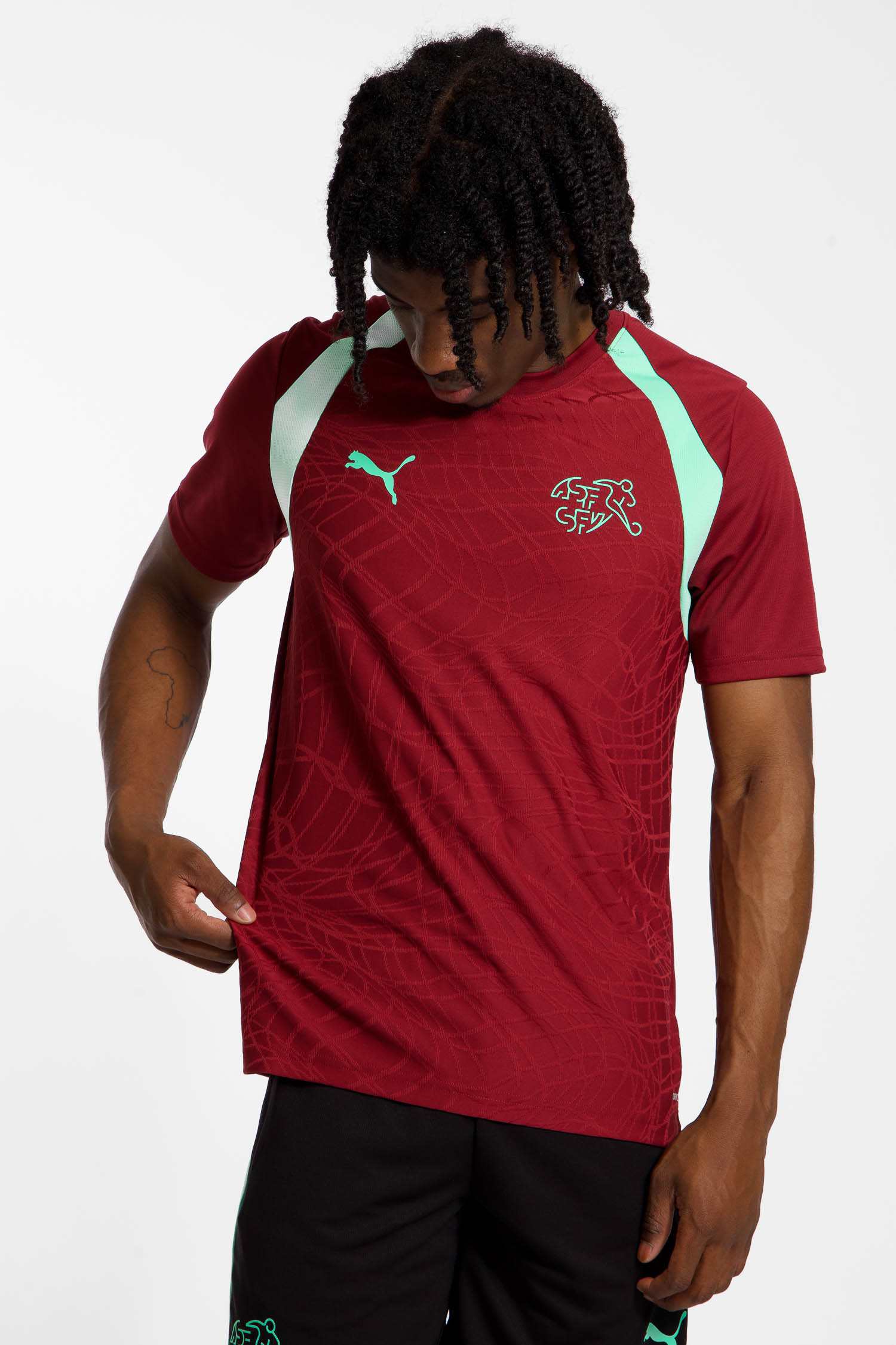 Image of PUMA Schweiz Training Herren T-Shirt WM 2026 Rot, Herren, Größe: XL