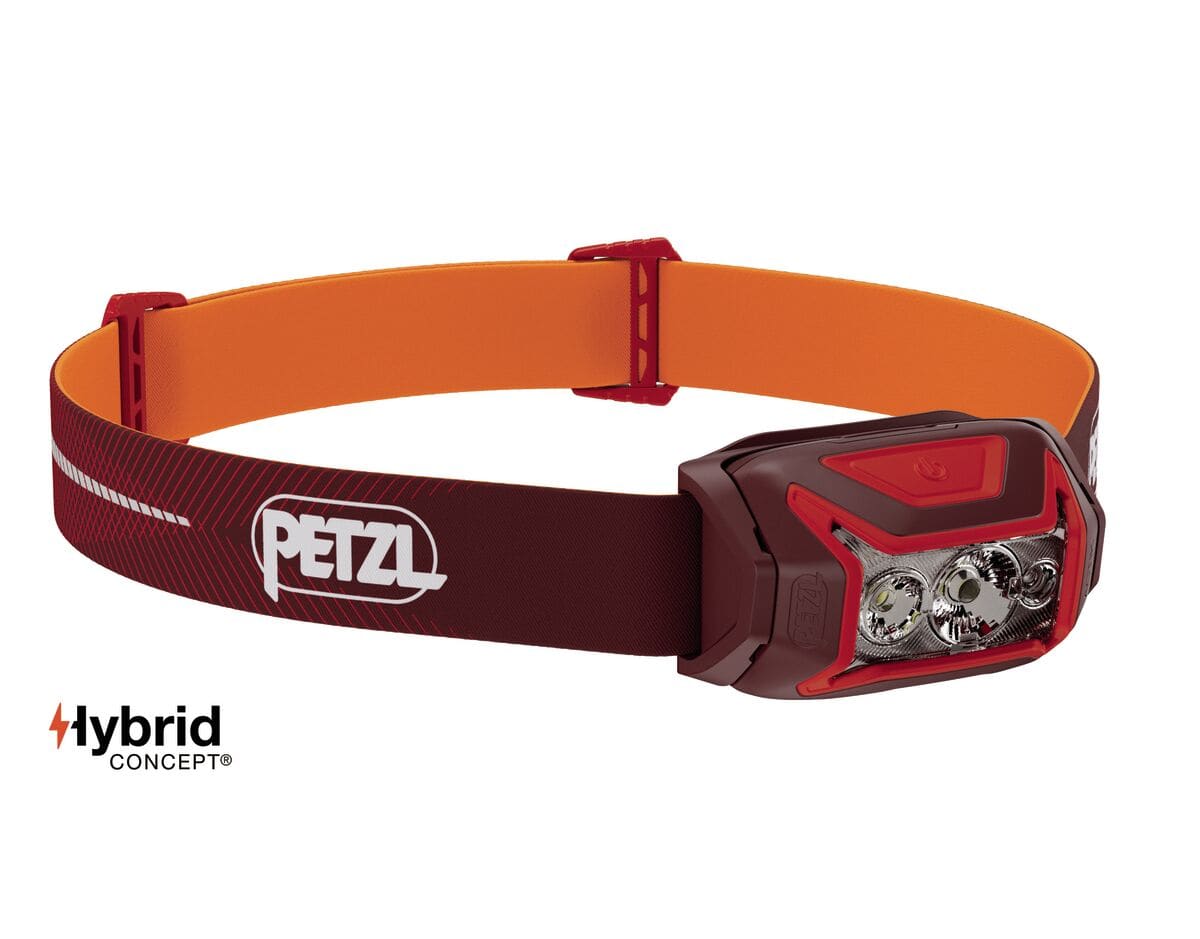 PETZL ACTIK® CORE Stirnlampe Rot, Herren, Größe: 0