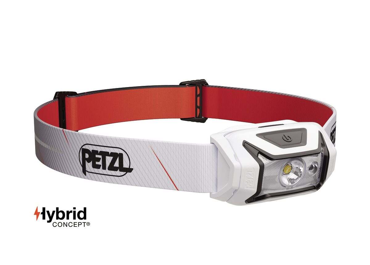 PETZL TIKKA® CORE Stirnlampe Weiss, Herren, Größe: 0