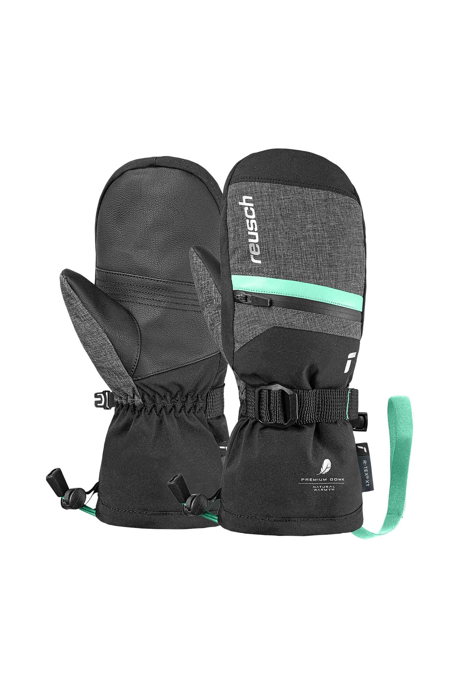 Image of Reusch Lan R-TEX® XT Kinder Fausthandschuh Schwarz, , Größe: 4 1/2