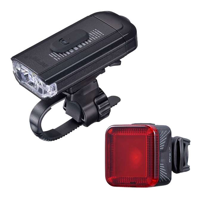 Infini Astra 600 + Aegle Pro Lichtset Schwarz, Herren, Größe: ONE SIZE