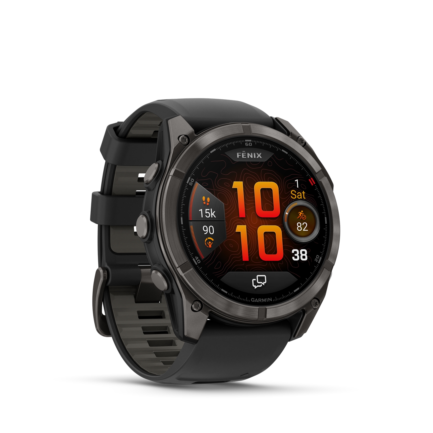 GARMIN fenix® 8 Pro 51 mm Sportuhr Schwarz, Herren, Größe: 0