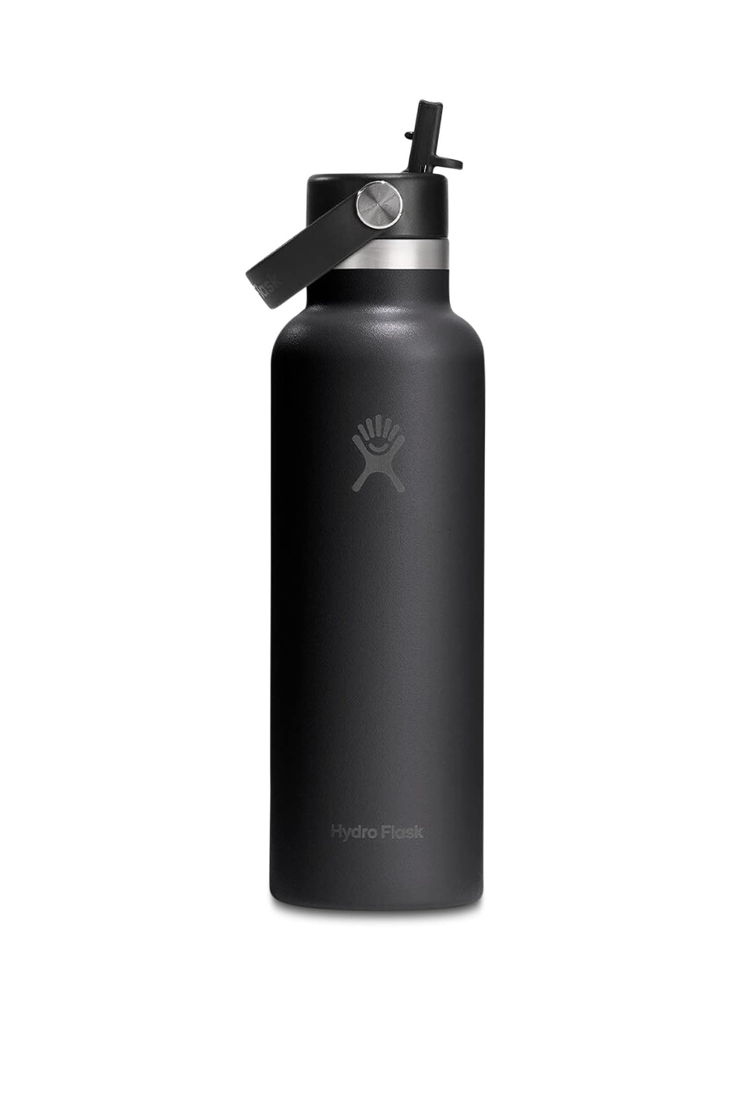Hydro Flask Standard Mouth with Flex Straw Cap 621 ml Trinkflasche Schwarz, Herren, Größe: 0