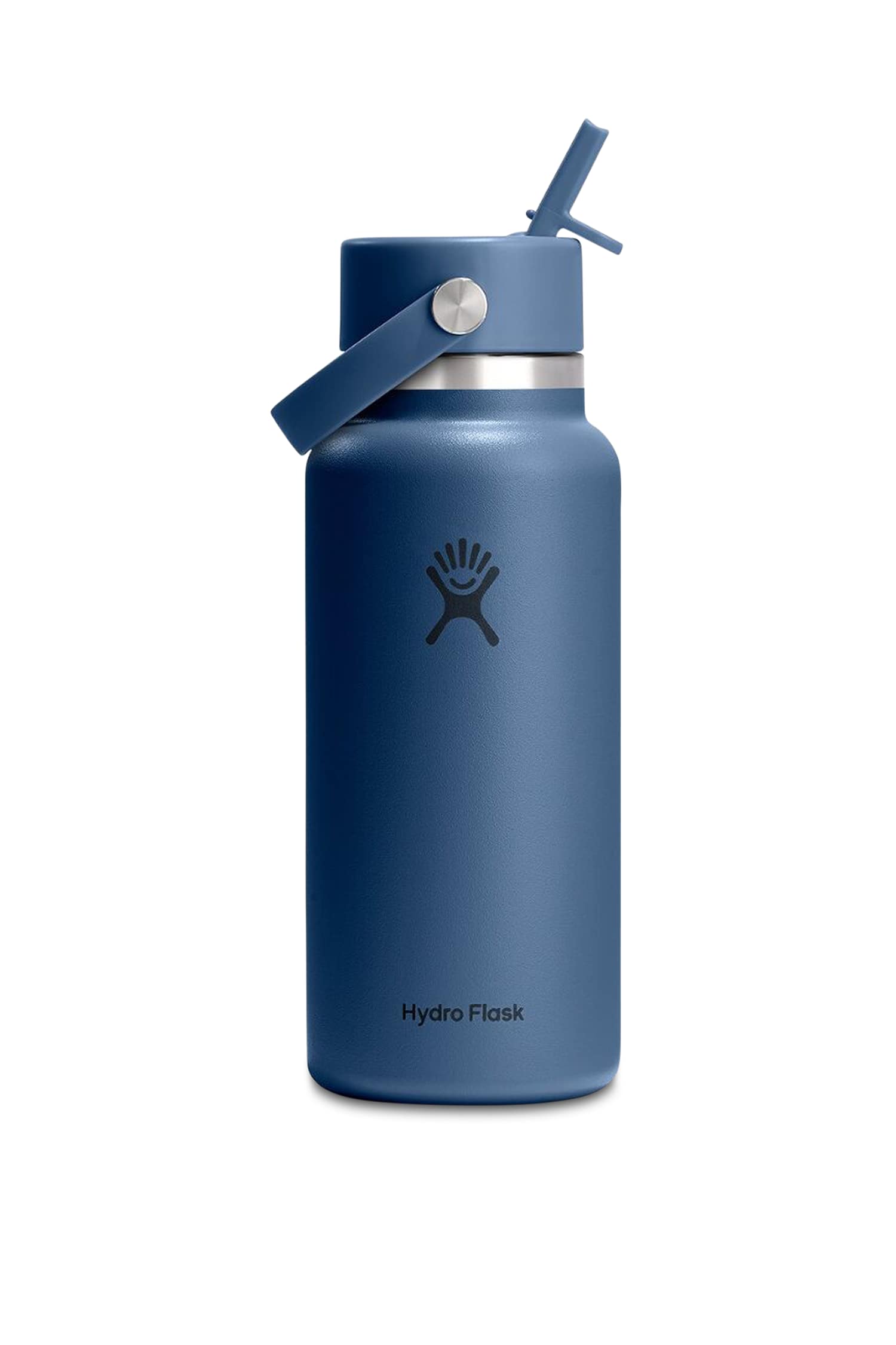 Image of Hydro Flask Wide Mouth with Flex Straw Cap 946 ml Trinkflasche Blau, Herren, Größe: 0