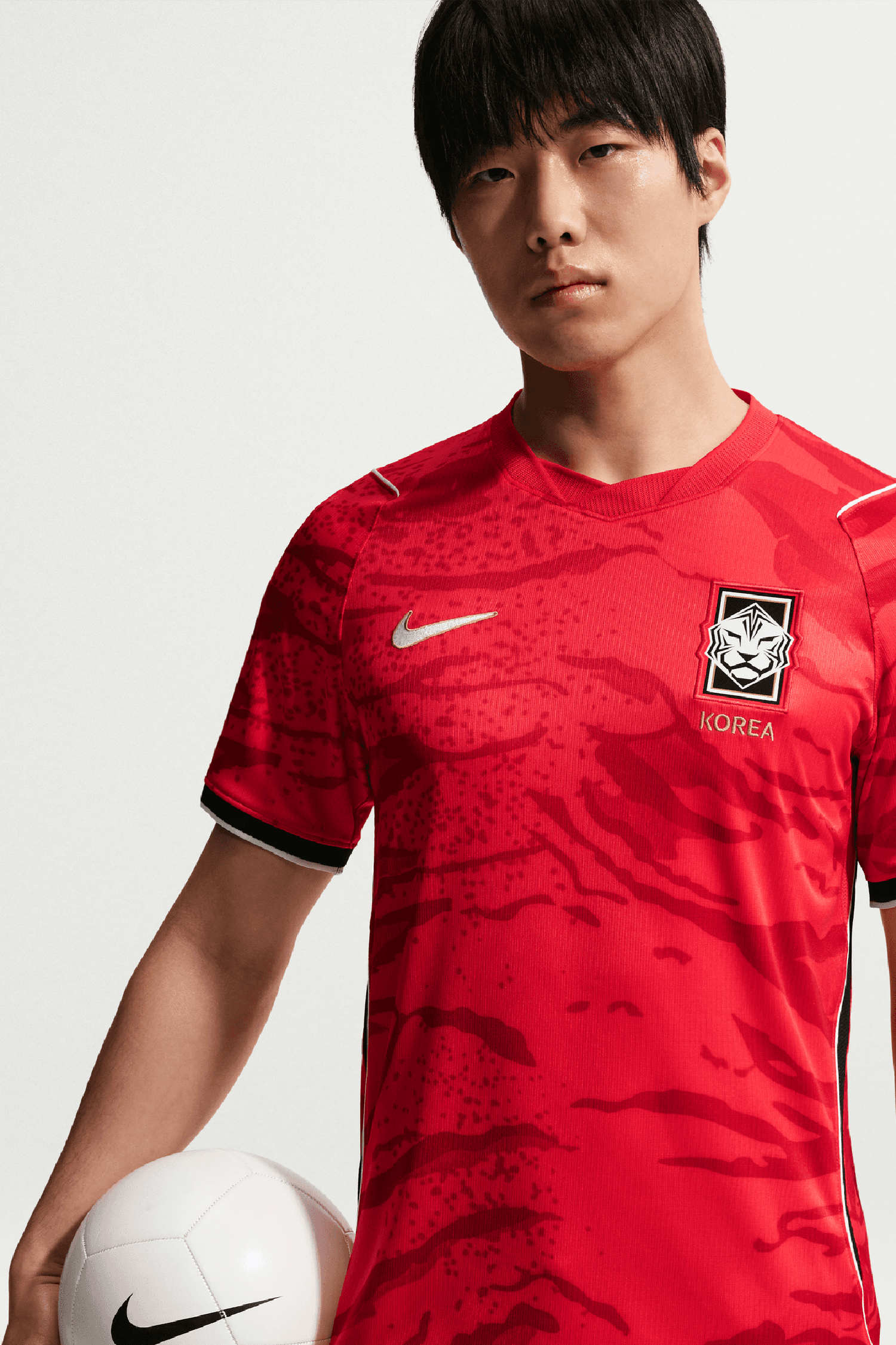 Image of Nike Südkorea Home Replica Herren Fussballtrikot WM 2026 Rot, Herren, Größe: M