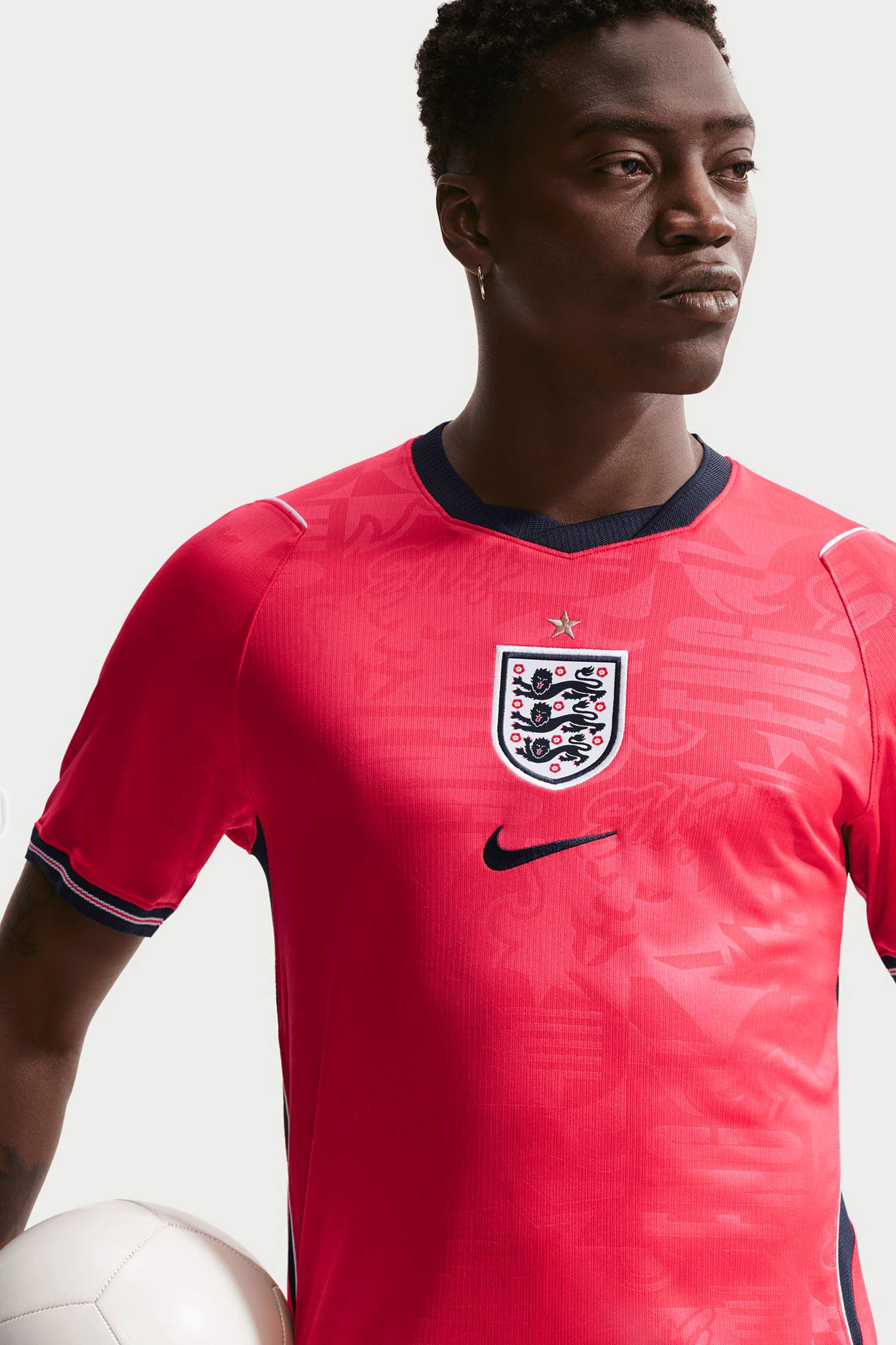 Image of Nike England Away Replica Herren Fussballtrikot WM 2026 Rot, Herren, Größe: XL