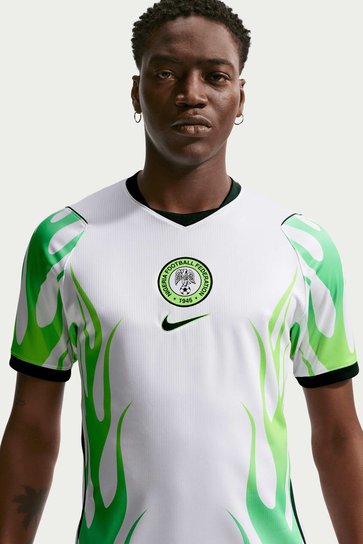 Image of Nike Nigeria Away Replica Herren Fussballtrikot WM 2026 Weiss, Herren, Größe: L