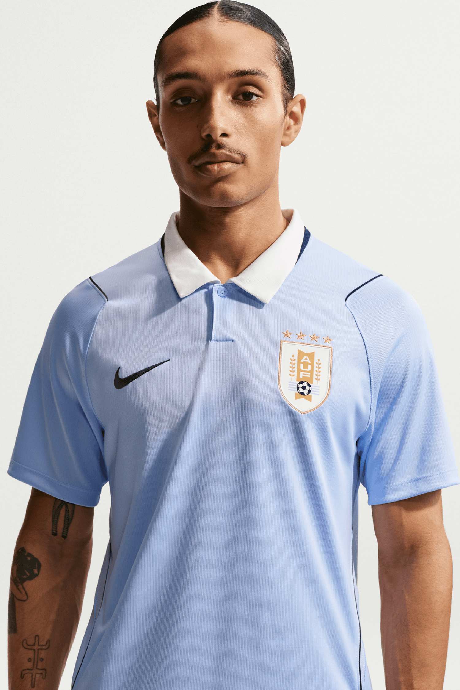 Image of Nike Uruguay Home Replica Herren Fussballtrikot WM 2026 Blau, Herren, Größe: S