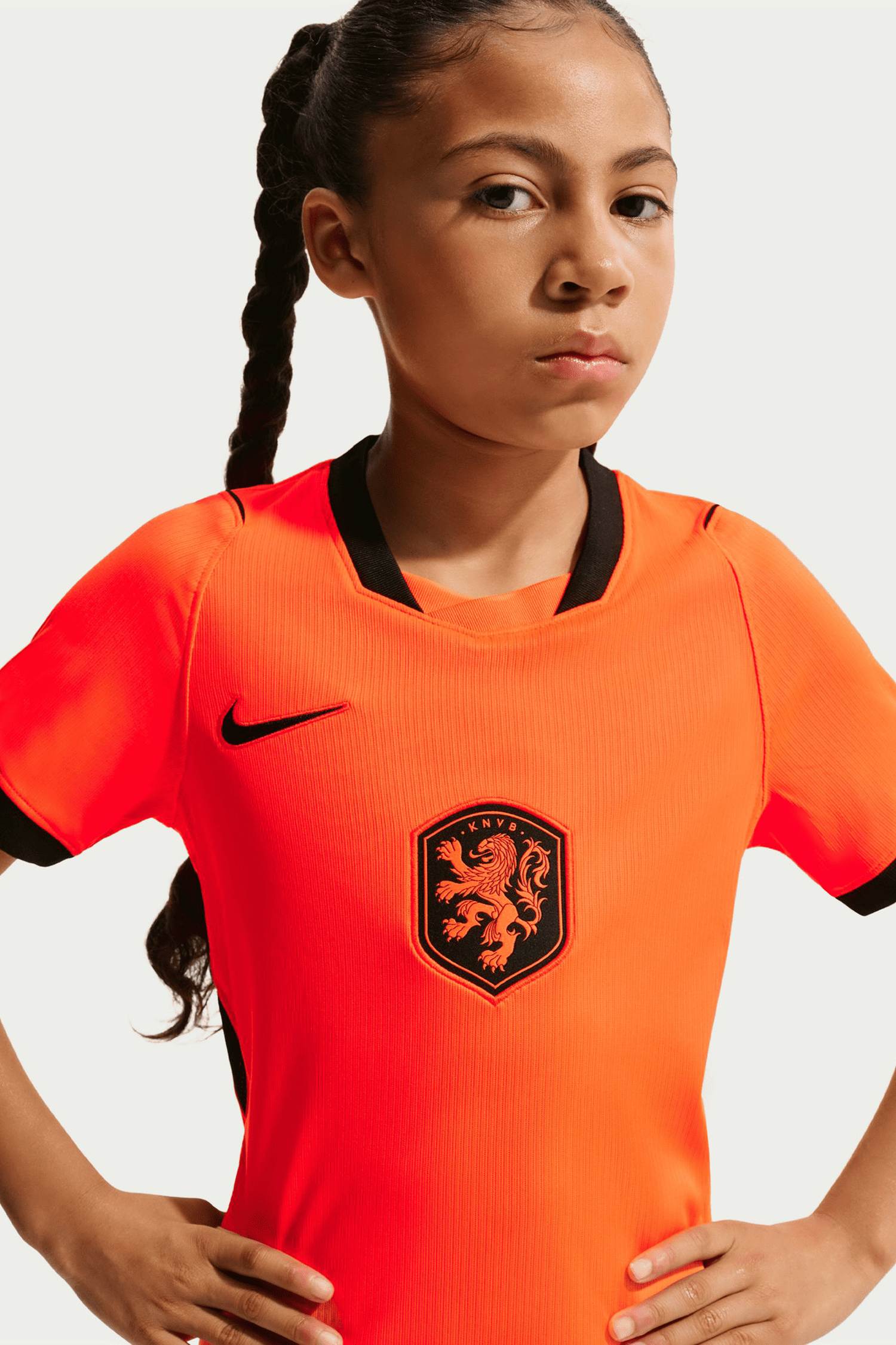 Image of Nike Holland Home Replica Kinder Fussballtrikot WM 2026 Orange, , Größe: 152