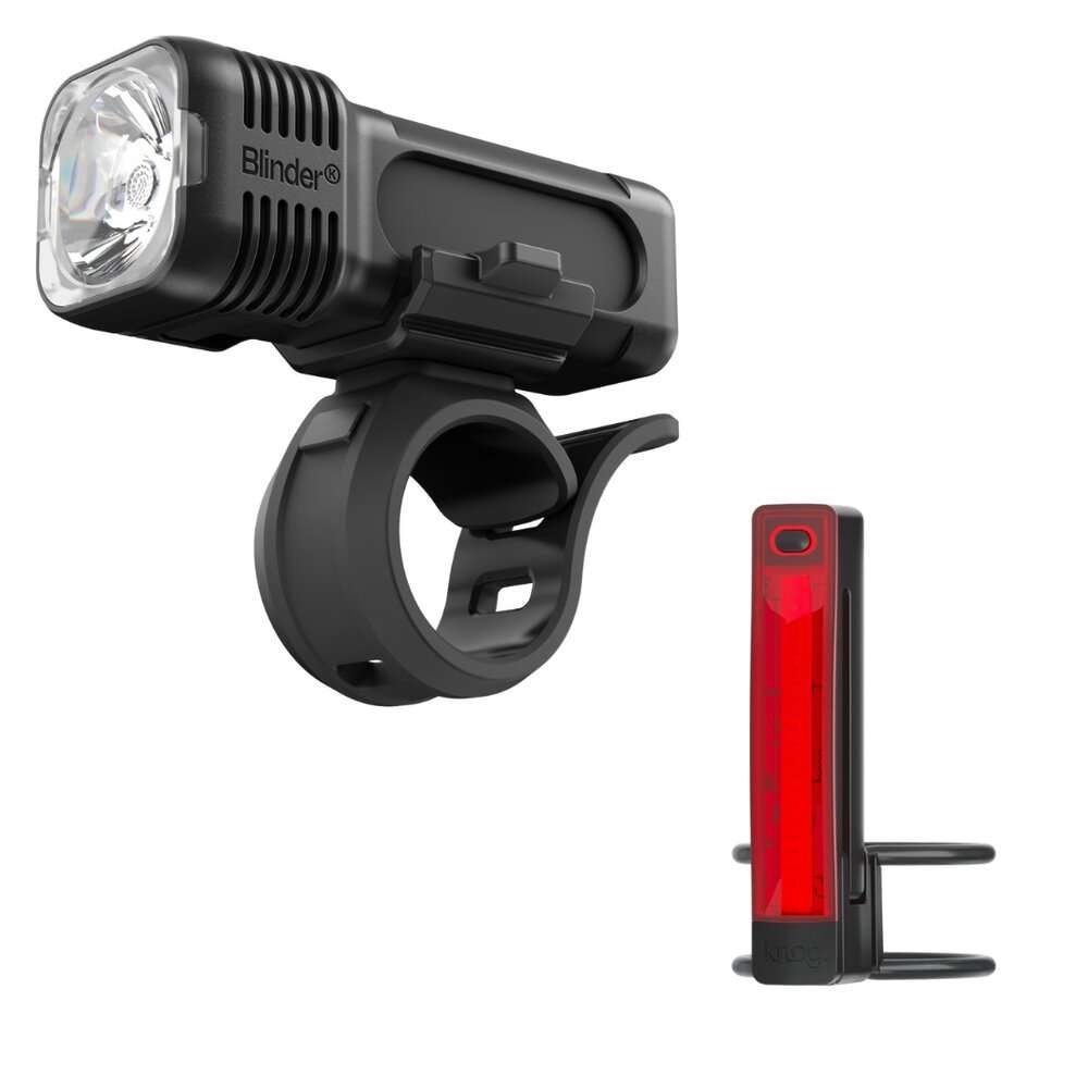 Image of Knog Blinder 400 & Plus Lichtset Schwarz, Herren, Größe: ONE SIZE