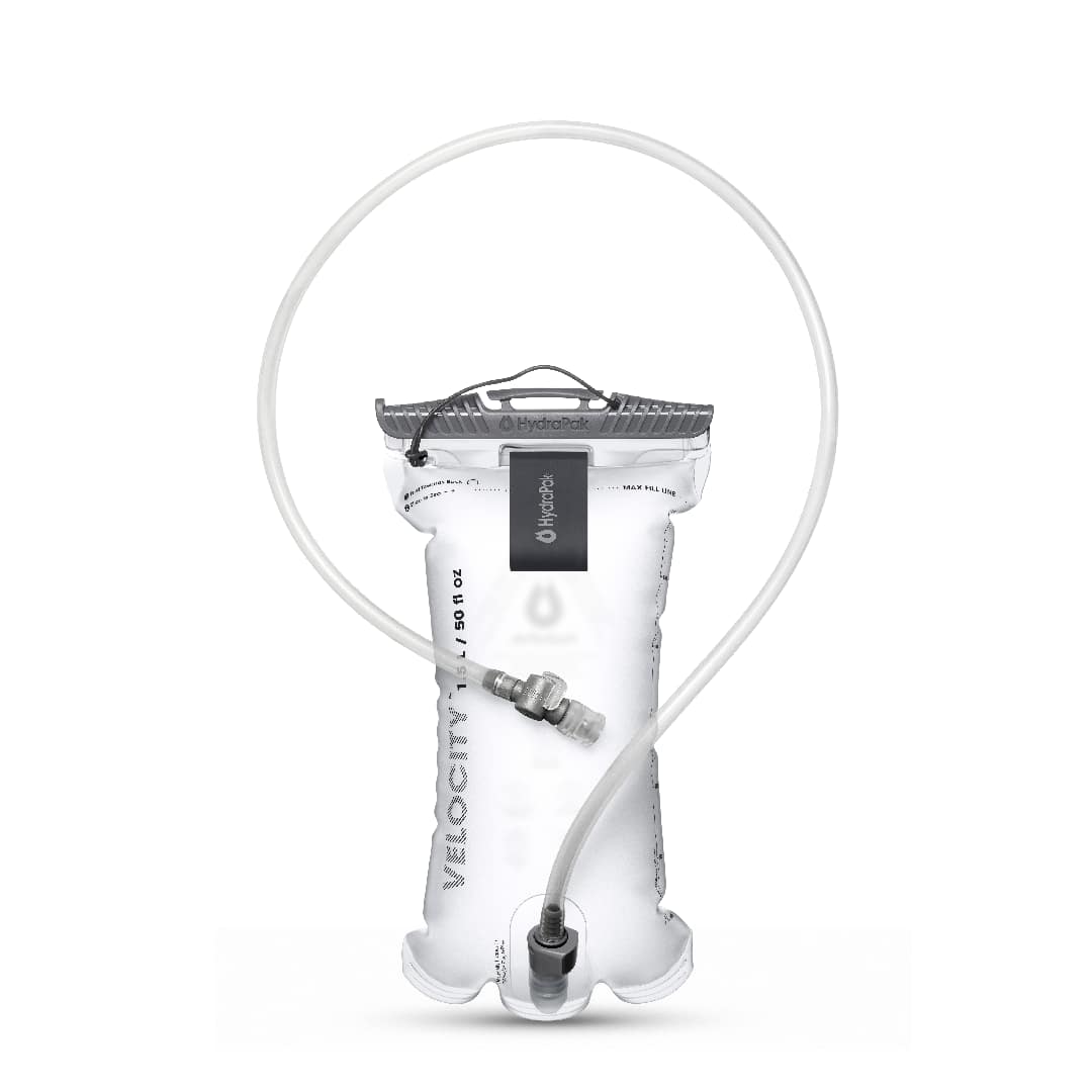 HydraPak Velocity 1.5 L Trinkblase Transparent, Herren, Größe: ONE SIZE
