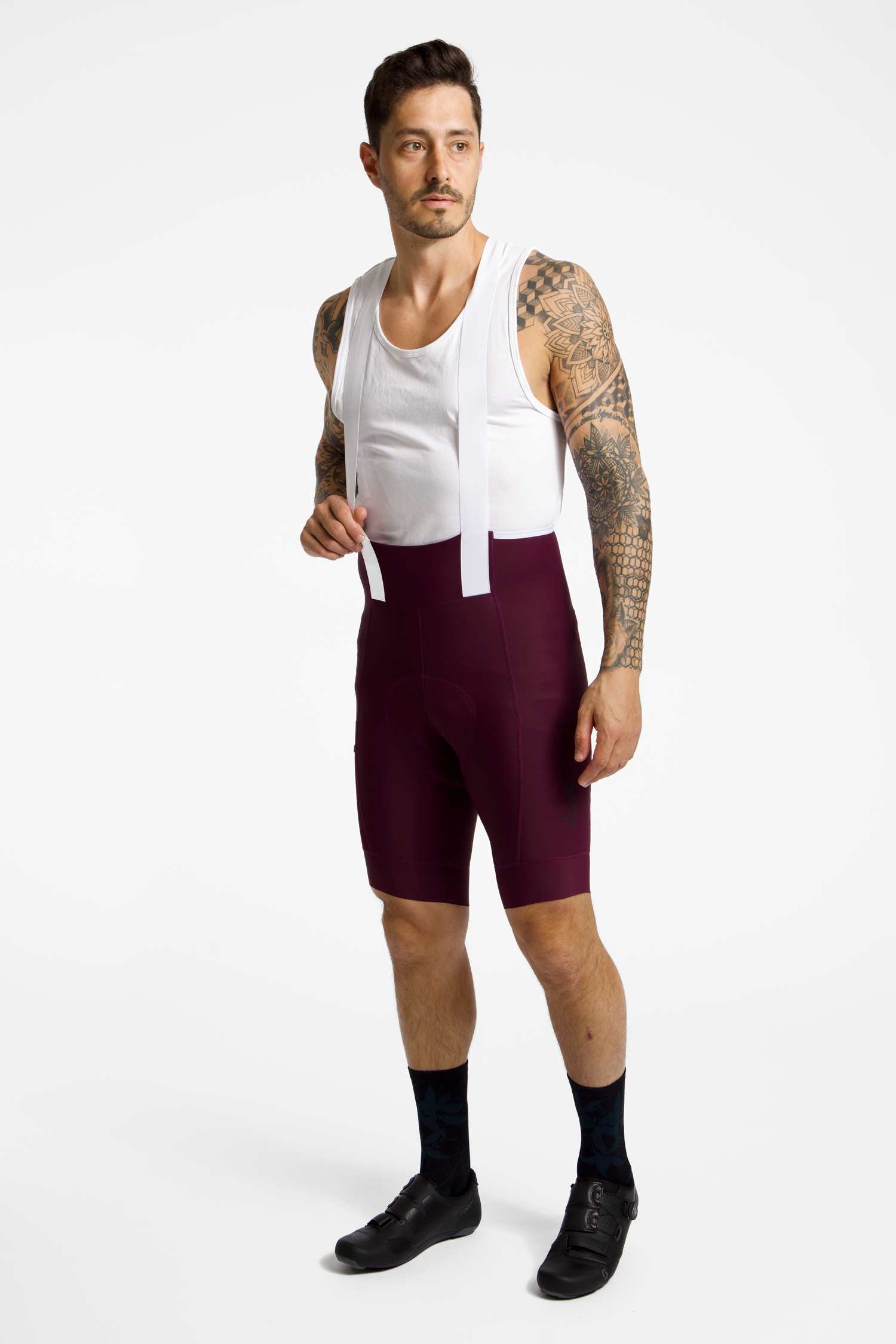 Rapha Brevet Element Cargo Herren Bib Tight Rot, Herren, Größe: S
