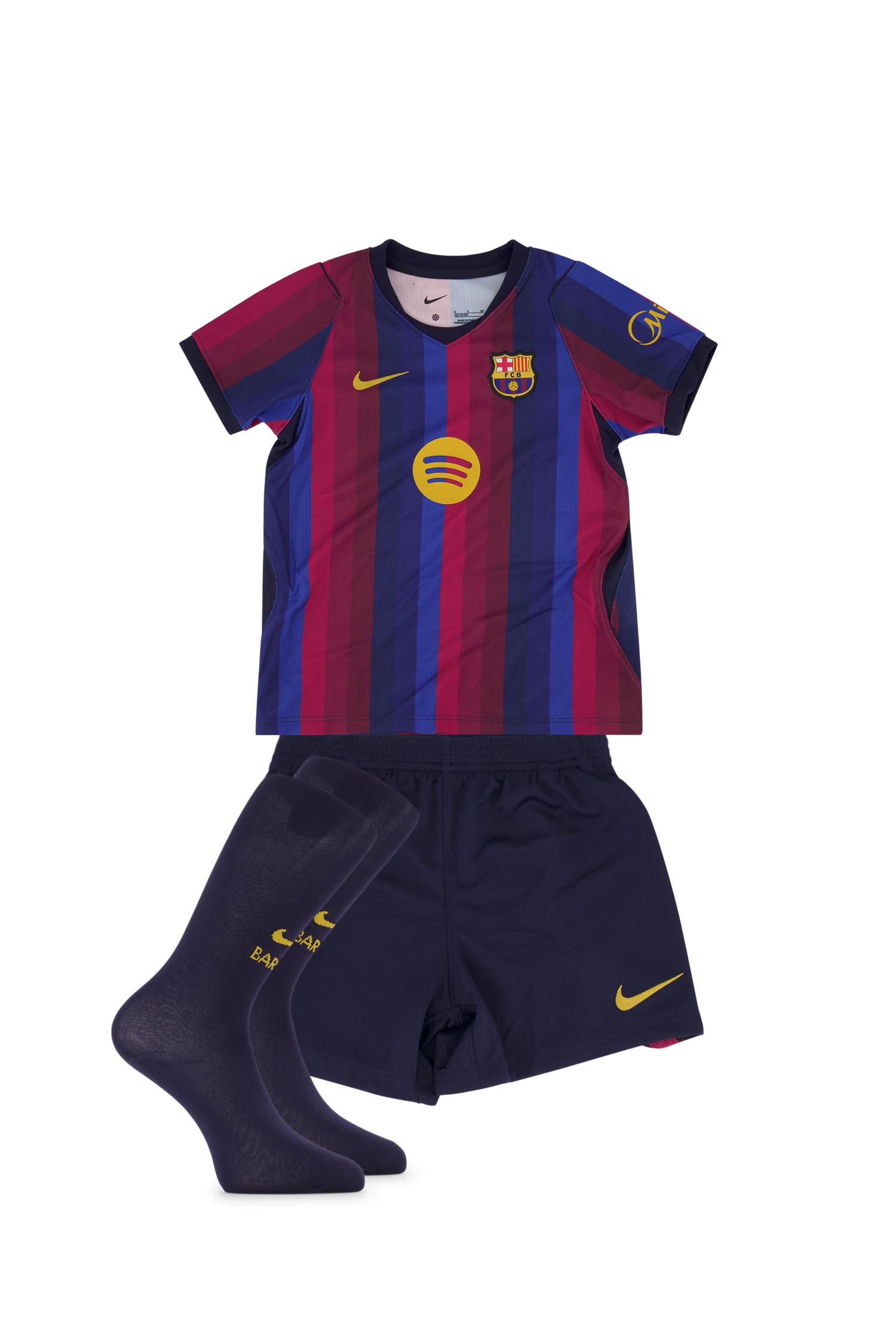 Image of Nike FC Barcelona Home Mini Kinder Fussballset 26/27 Blau, , Größe: 104