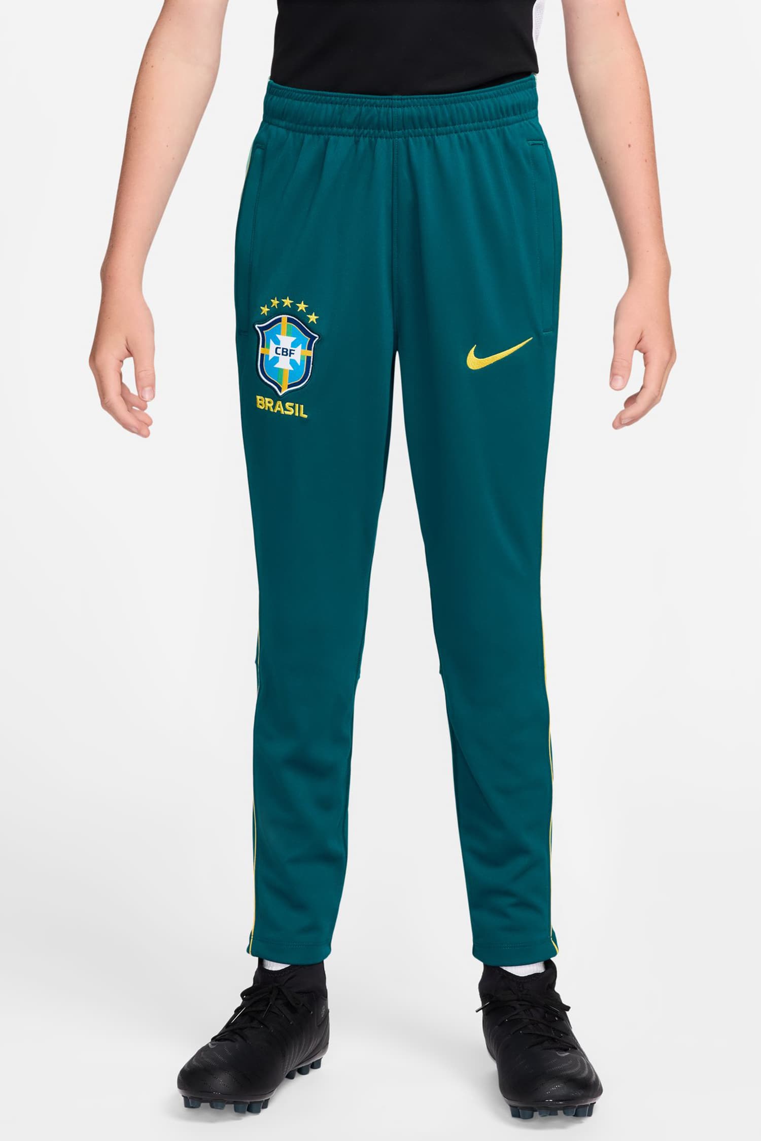 Image of Nike Brasilien Dri-FIT Academy Pro Kinder Trainerhose Grün, , Größe: 128