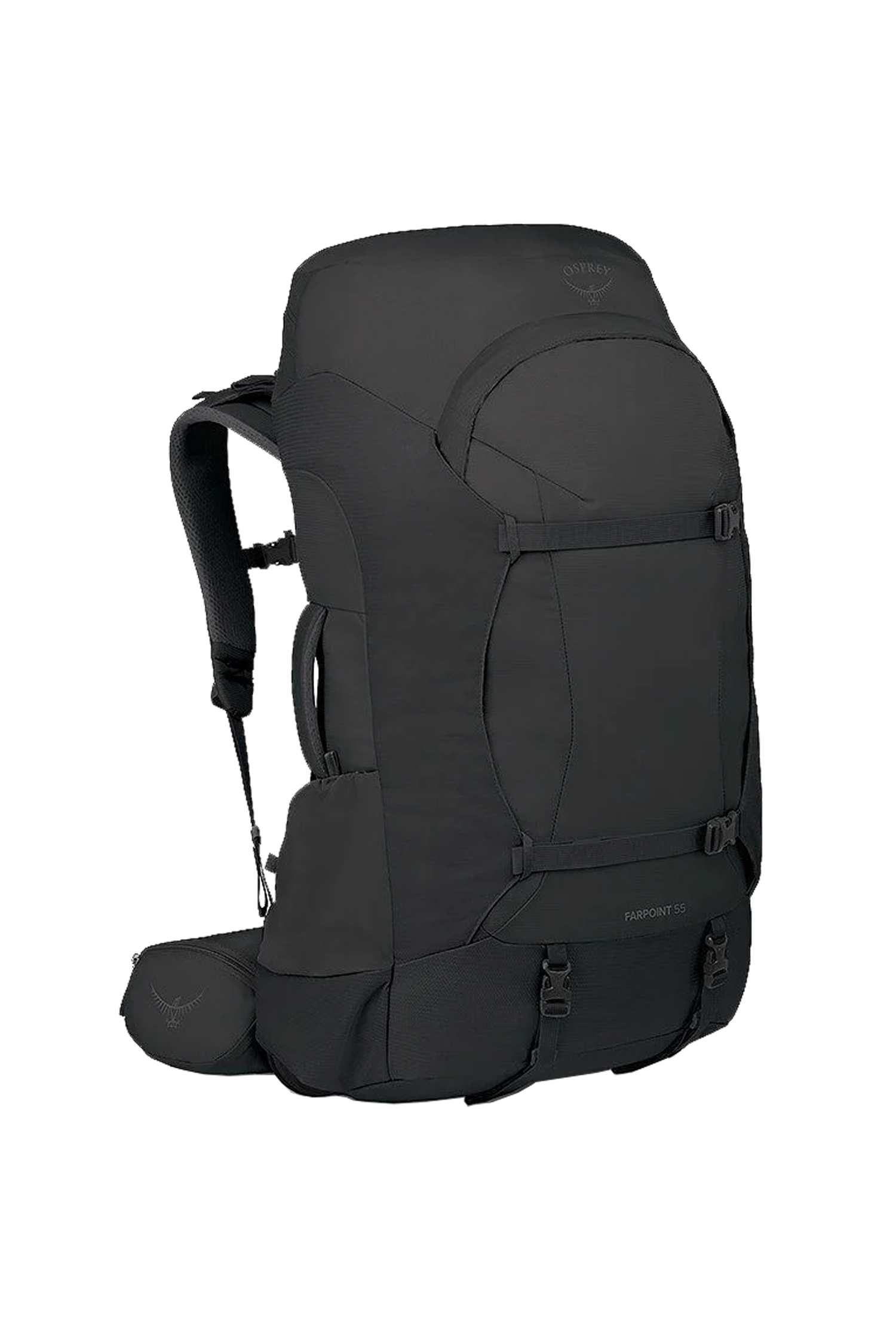 Osprey Farpoint™ Trek 55 L Reiserucksack Schwarz, Herren, Größe: 1