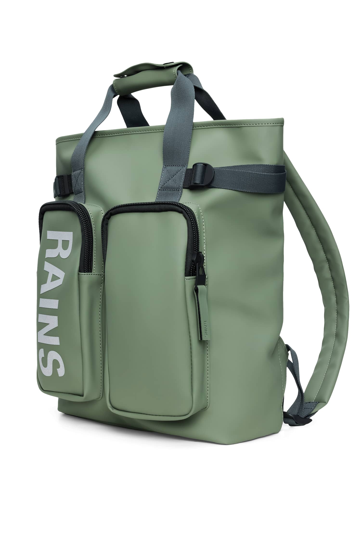 Image of Rains Texel Tote 15 L Rucksack Grün, Herren, Größe: ONE SIZE