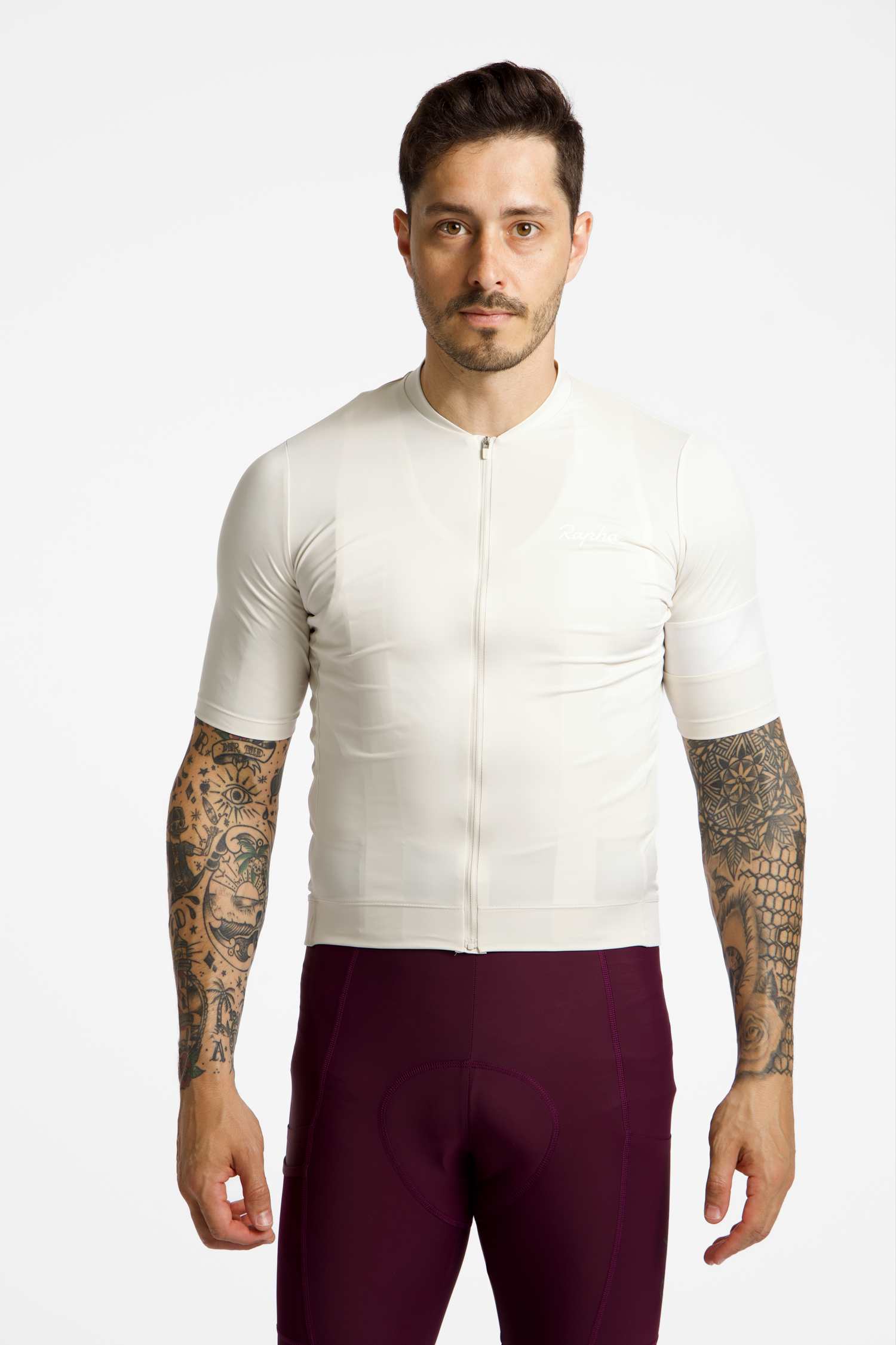 Rapha Core Herren Biketrikot Weiss, Herren, Größe: M