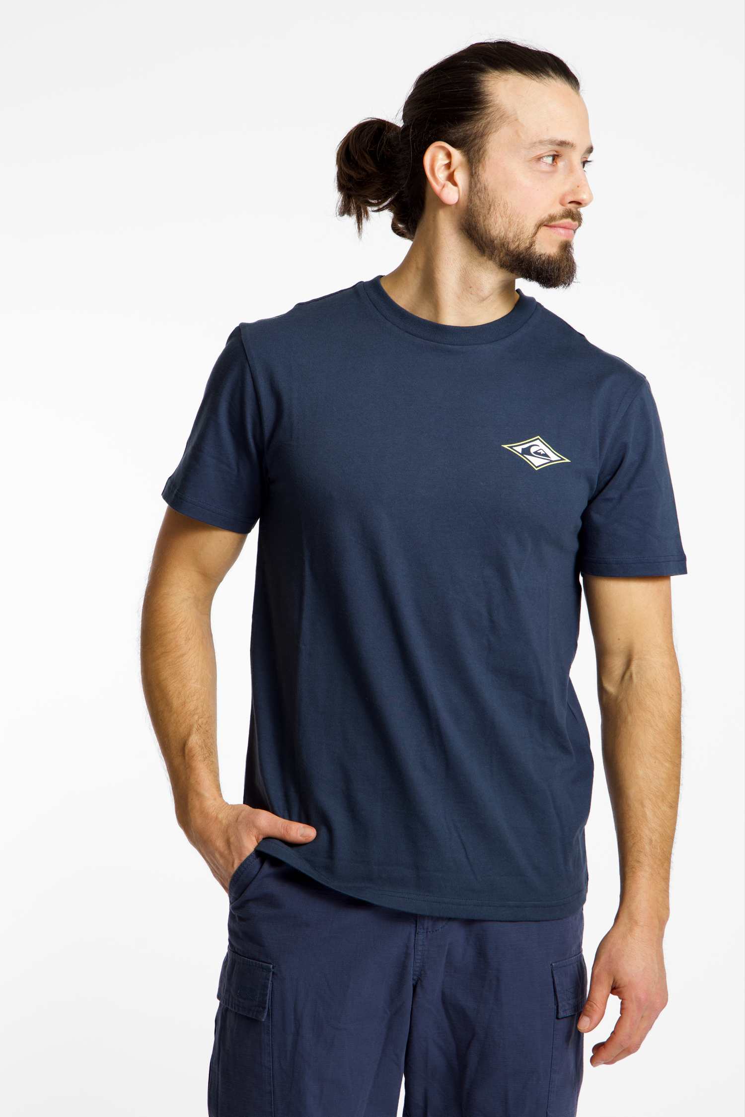 Quiksilver Retro Dreamin Back Print Herren T-Shirt Blau, Herren, Größe: M
