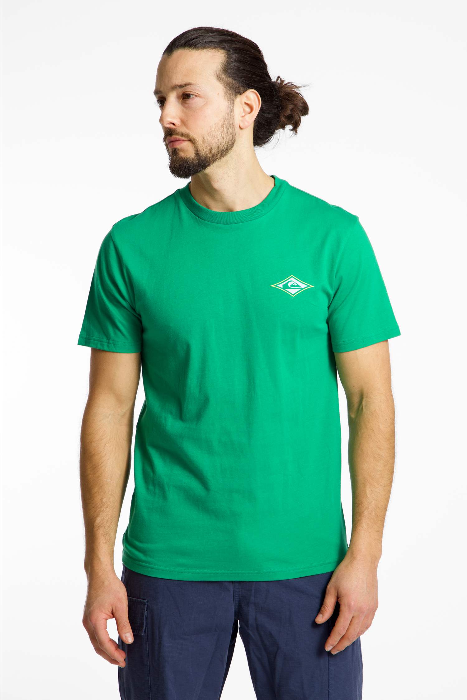 Quiksilver Retro Dreamin Back Print Herren T-Shirt Grün, Herren, Größe: M