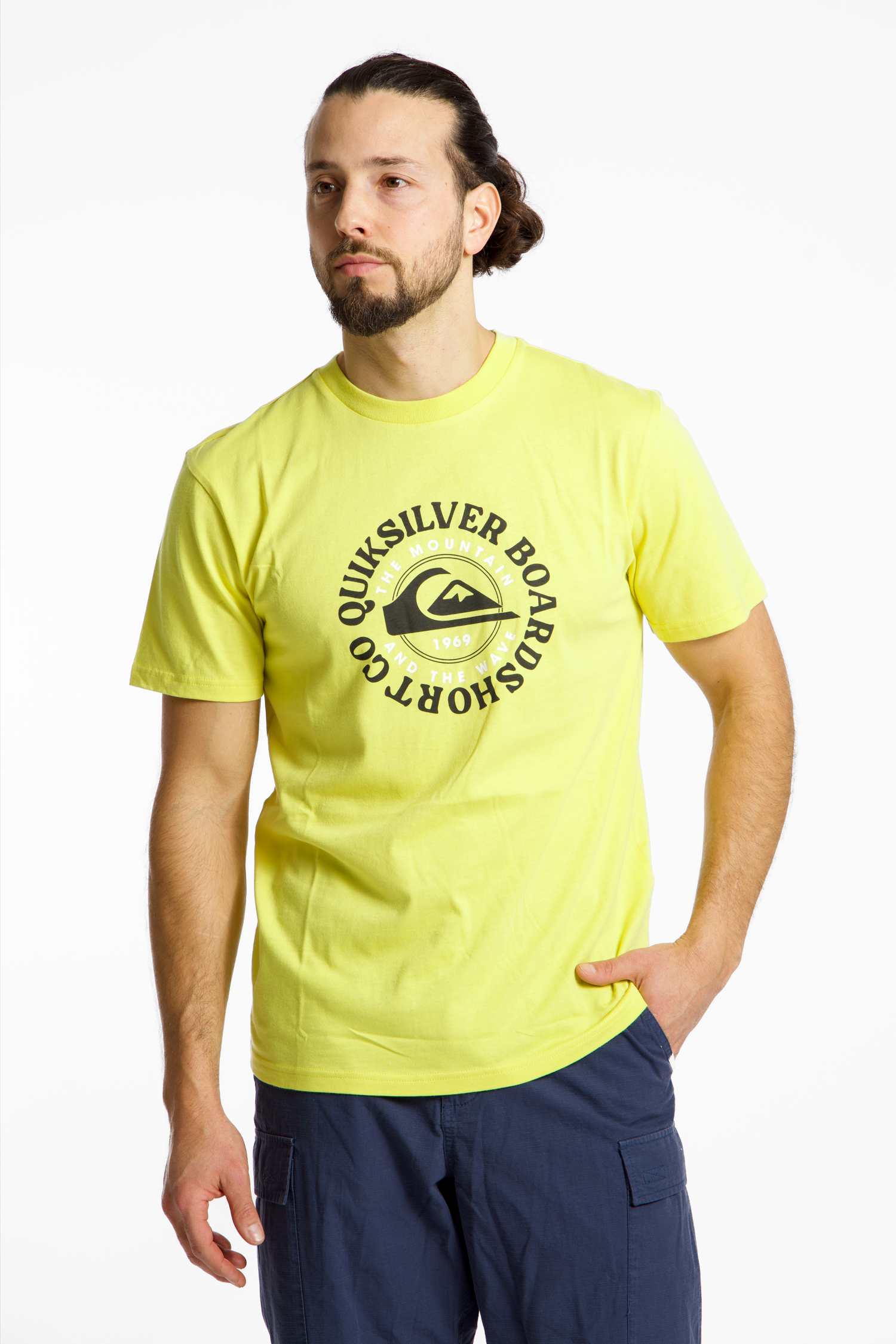 Quiksilver Too Fine Herren T-Shirt Gelb, Herren, Größe: XL