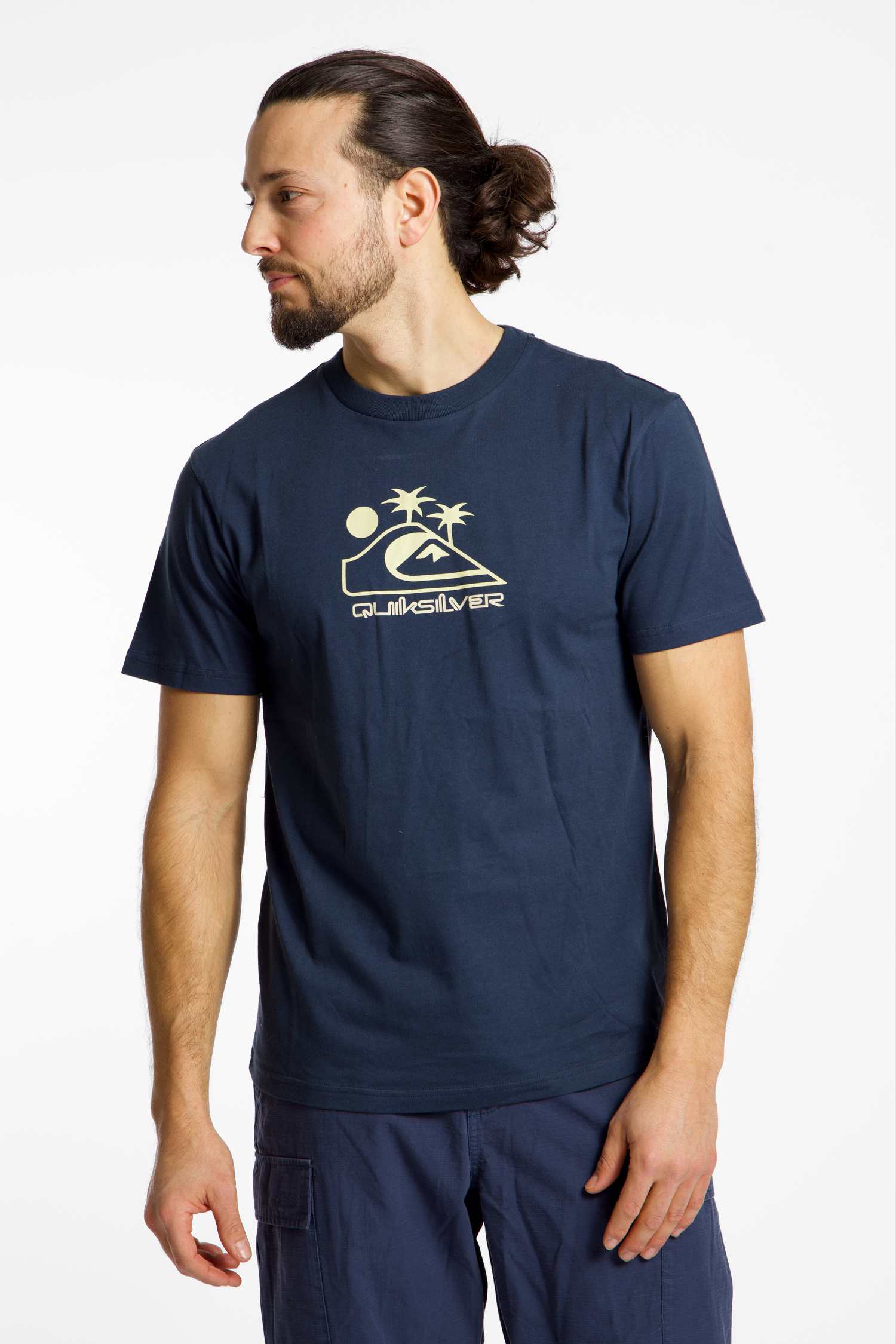 Quiksilver Light Moon Herren T-Shirt Blau, Herren, Größe: XXL