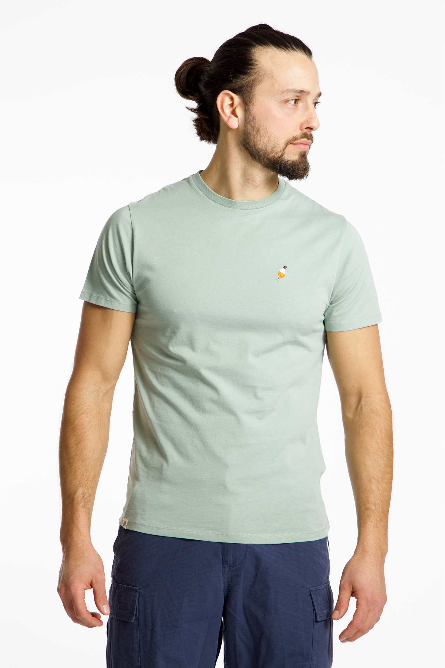 Image of BEACH MOUNTAIN Herren T-Shirt Grün, Herren, Größe: S