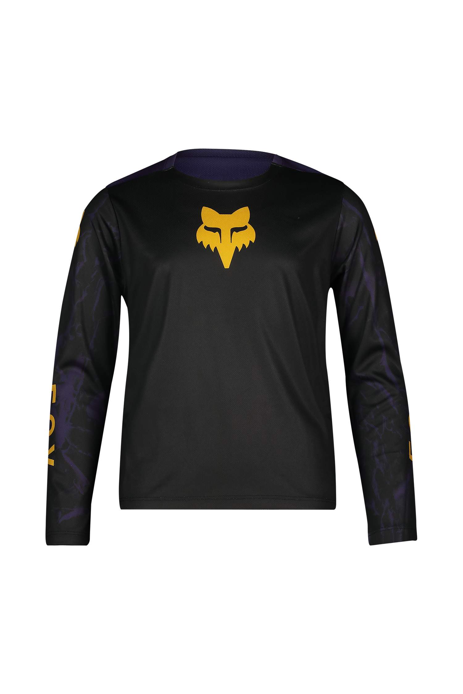 FOX Ranger Image Print LS Kinder Biketrikot Schwarz, , Größe: L